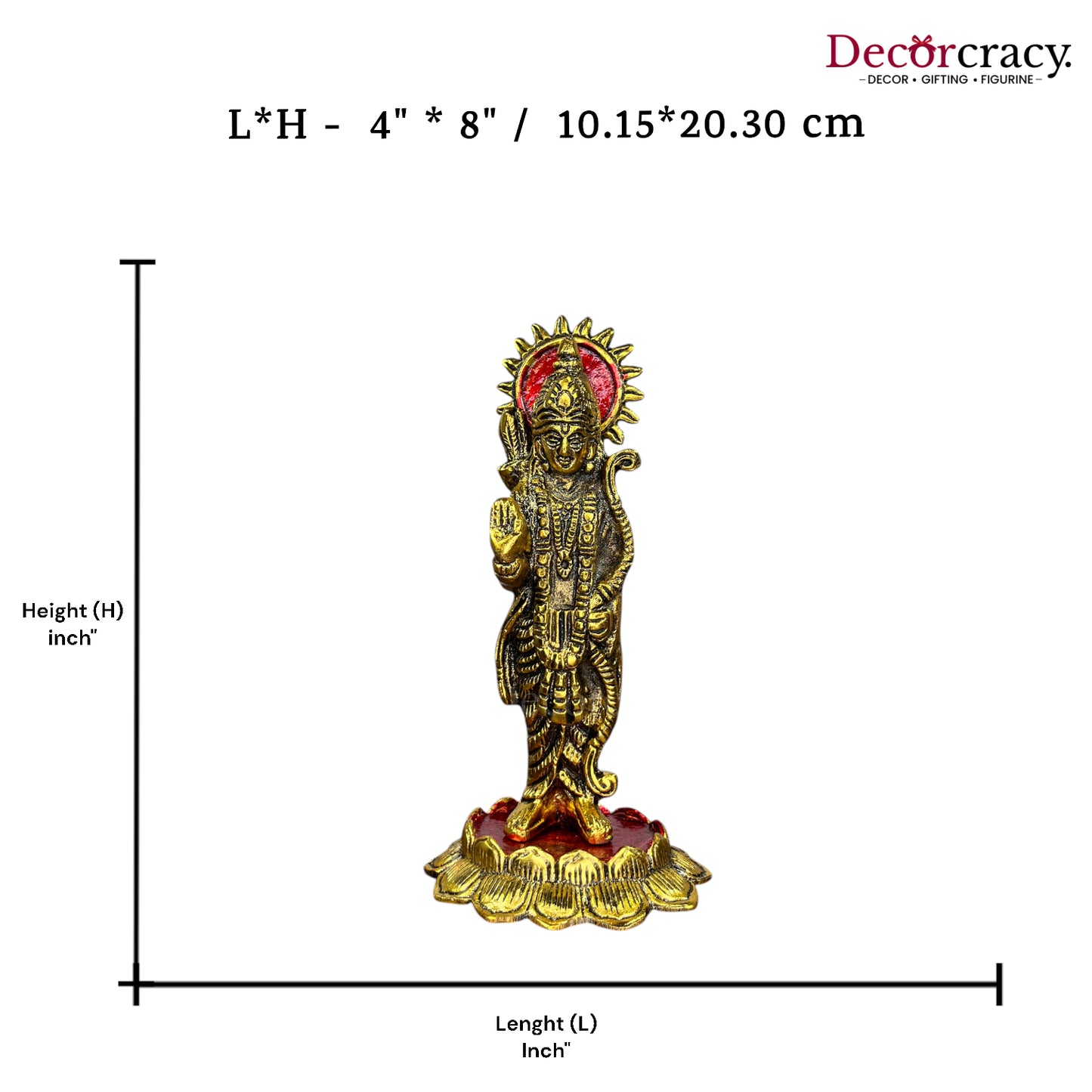 Shree Ram Ayodhya Metal golden