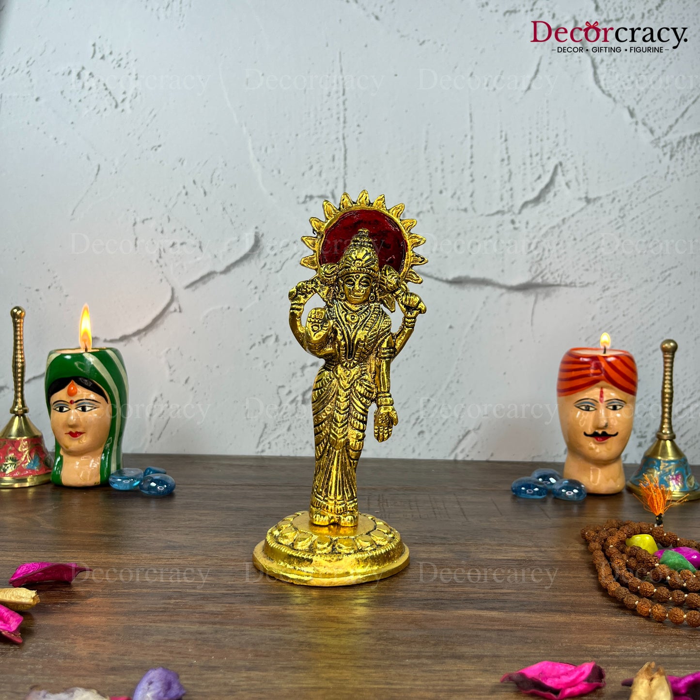 Devi Lakshmi Metal golden
