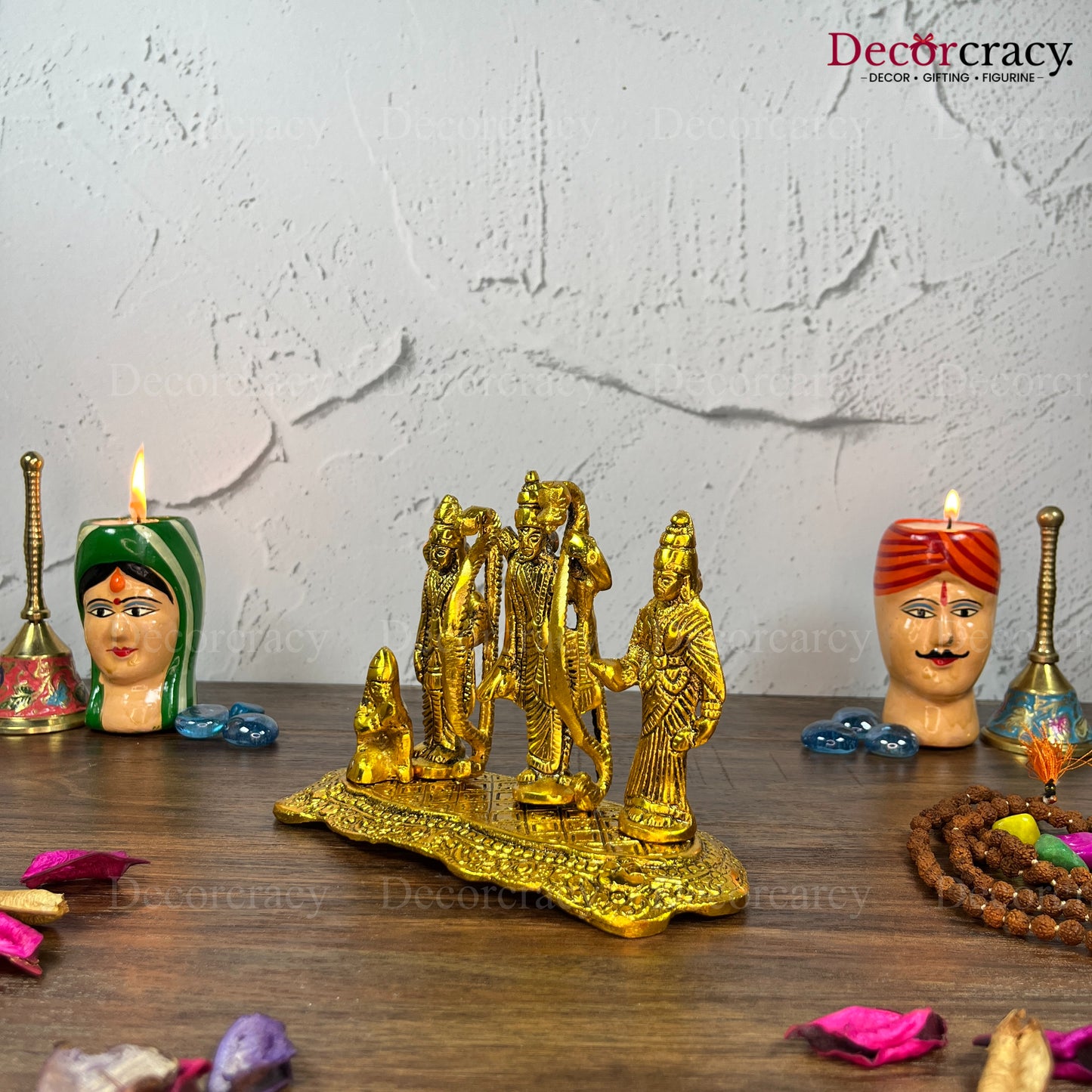 Shree Ram Darbaar Metal golden