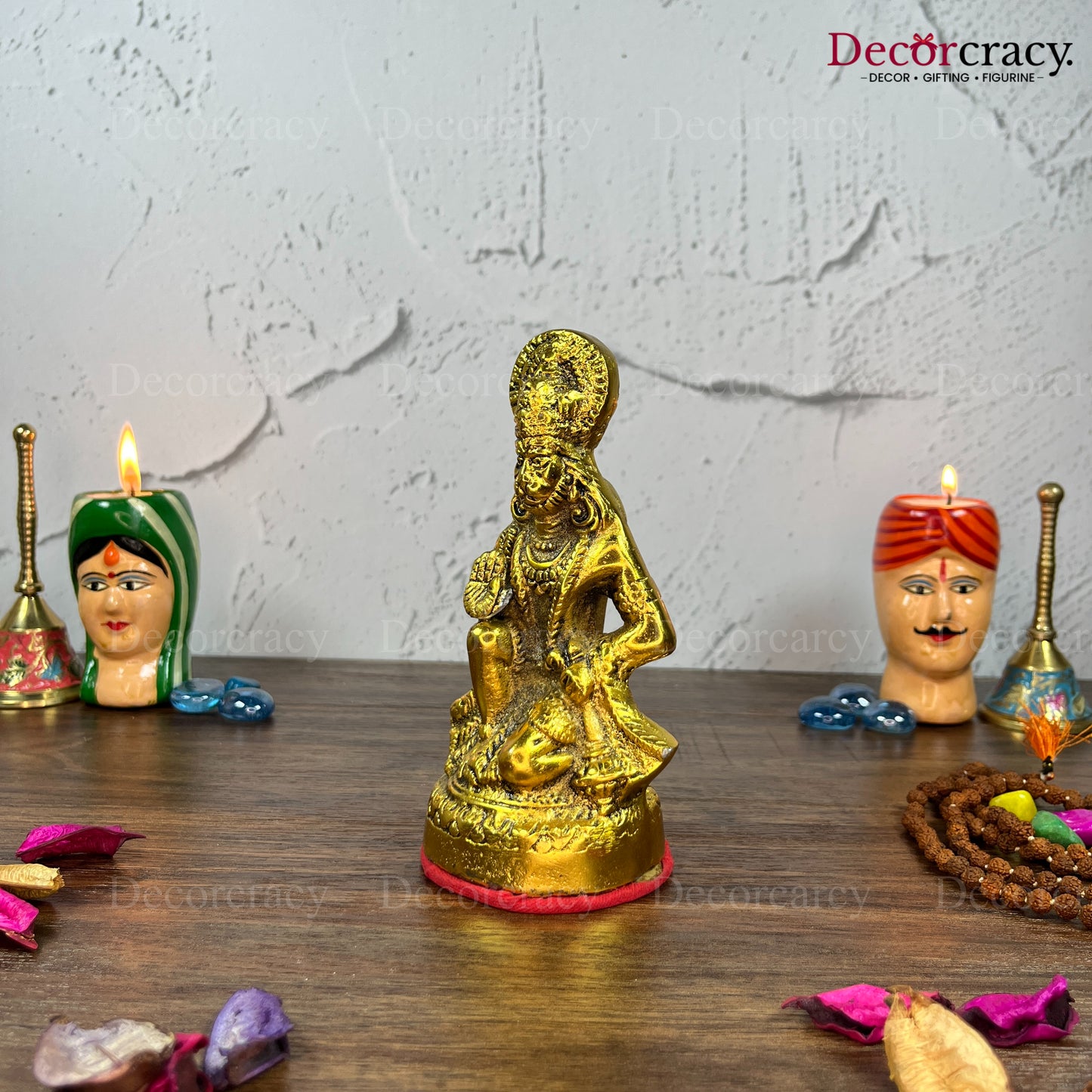 Shree Hanuman Ji Metal golden