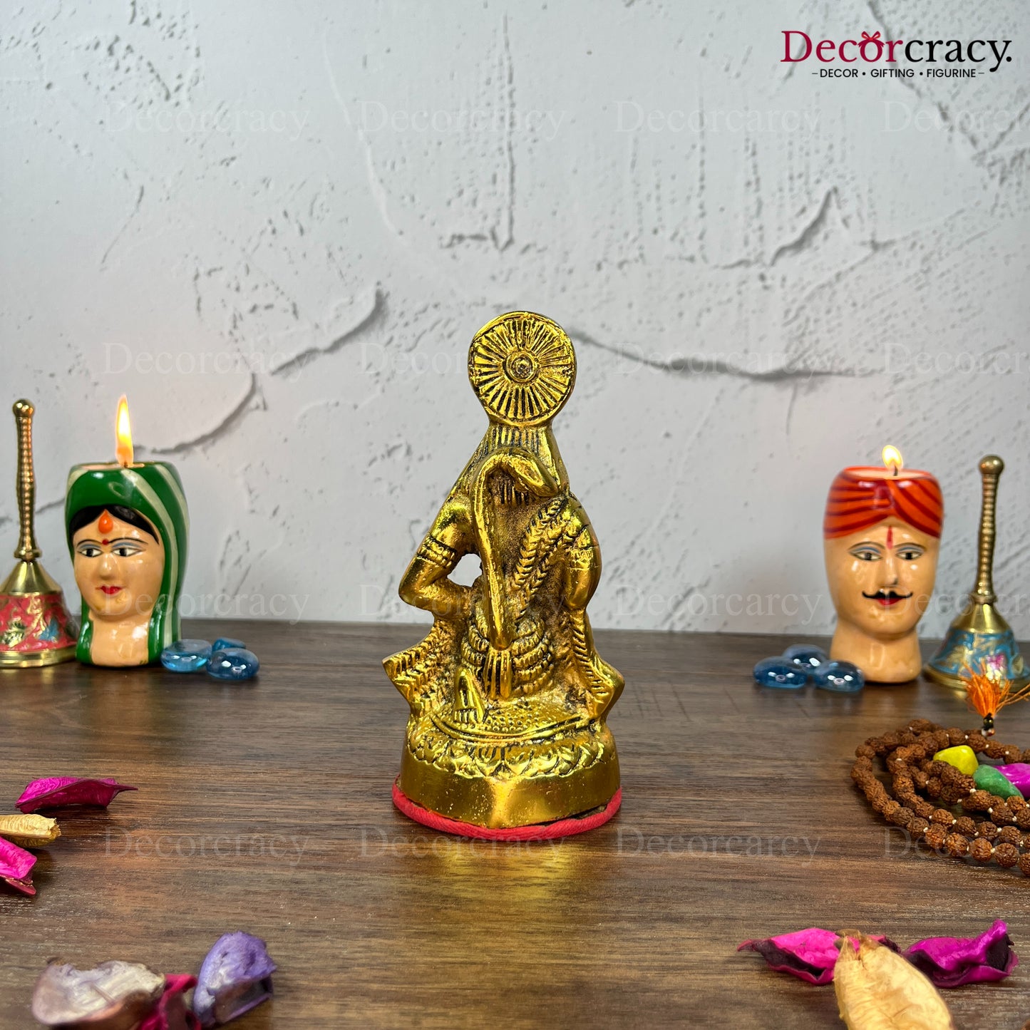 Shree Hanuman Ji Metal golden