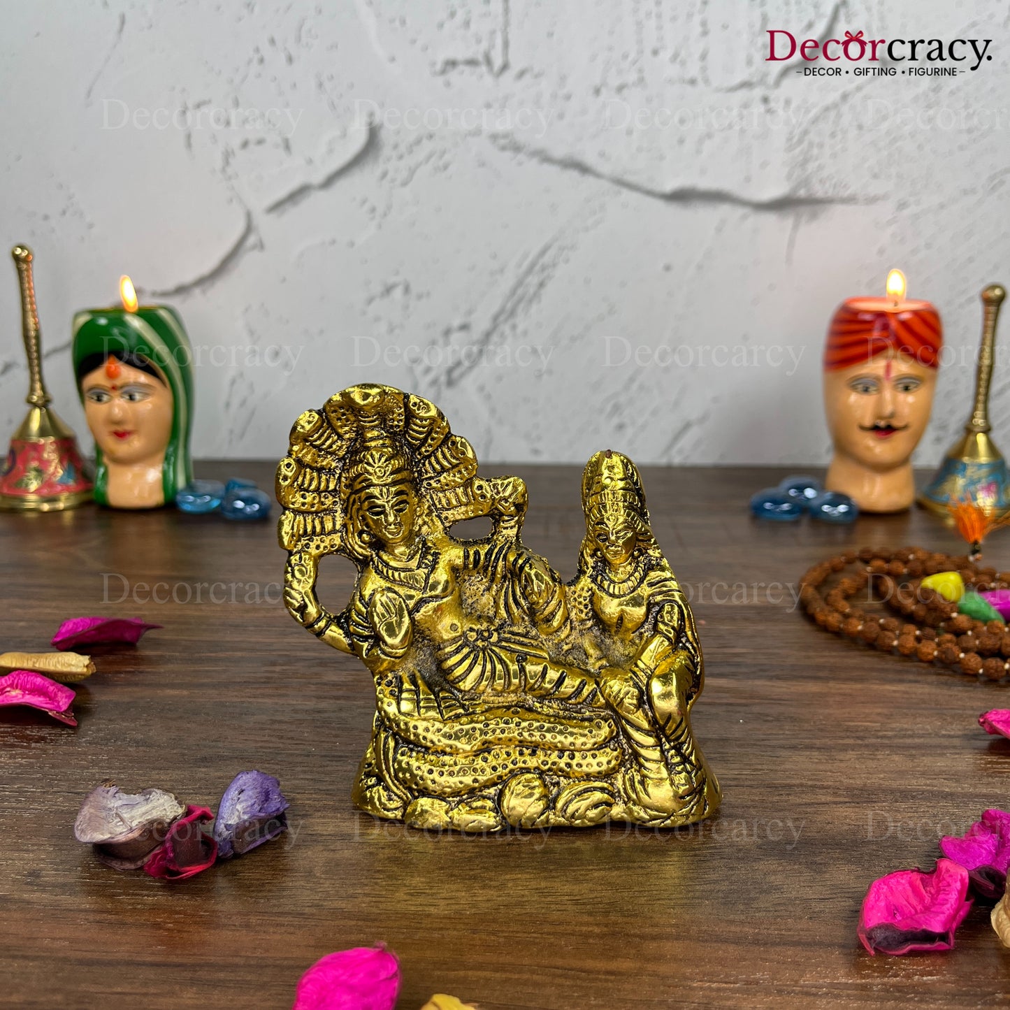 Shree Lakshami Narayan Metal golden