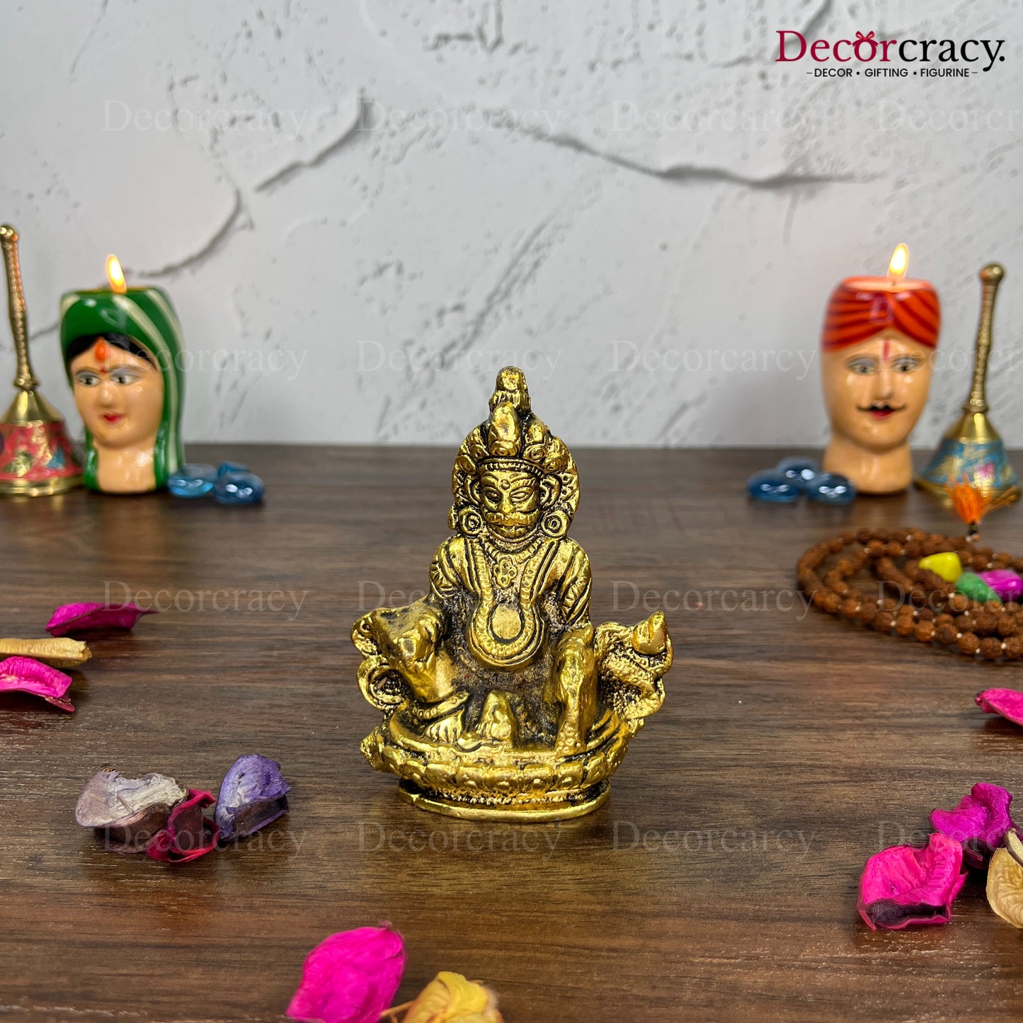 Shree Kuber Ji Metal golden