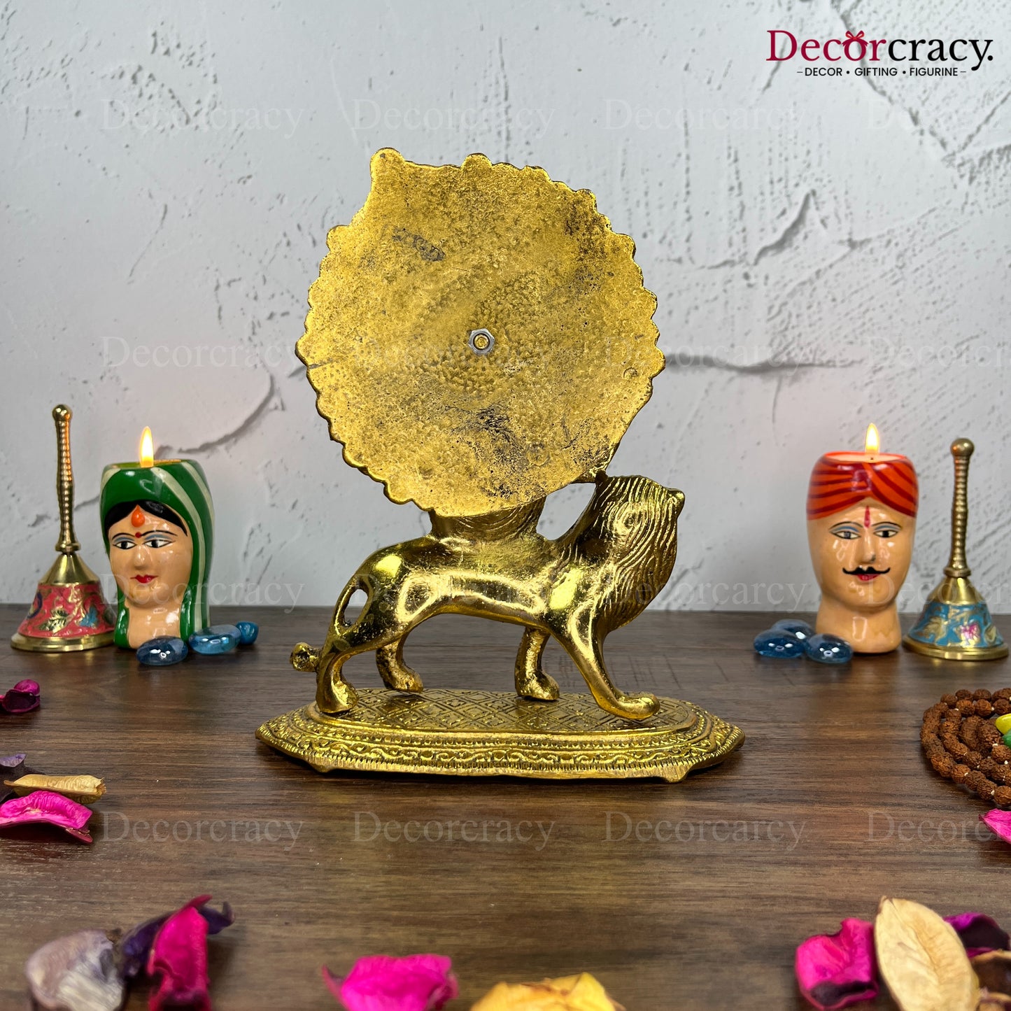 Durga Maa Metal golden