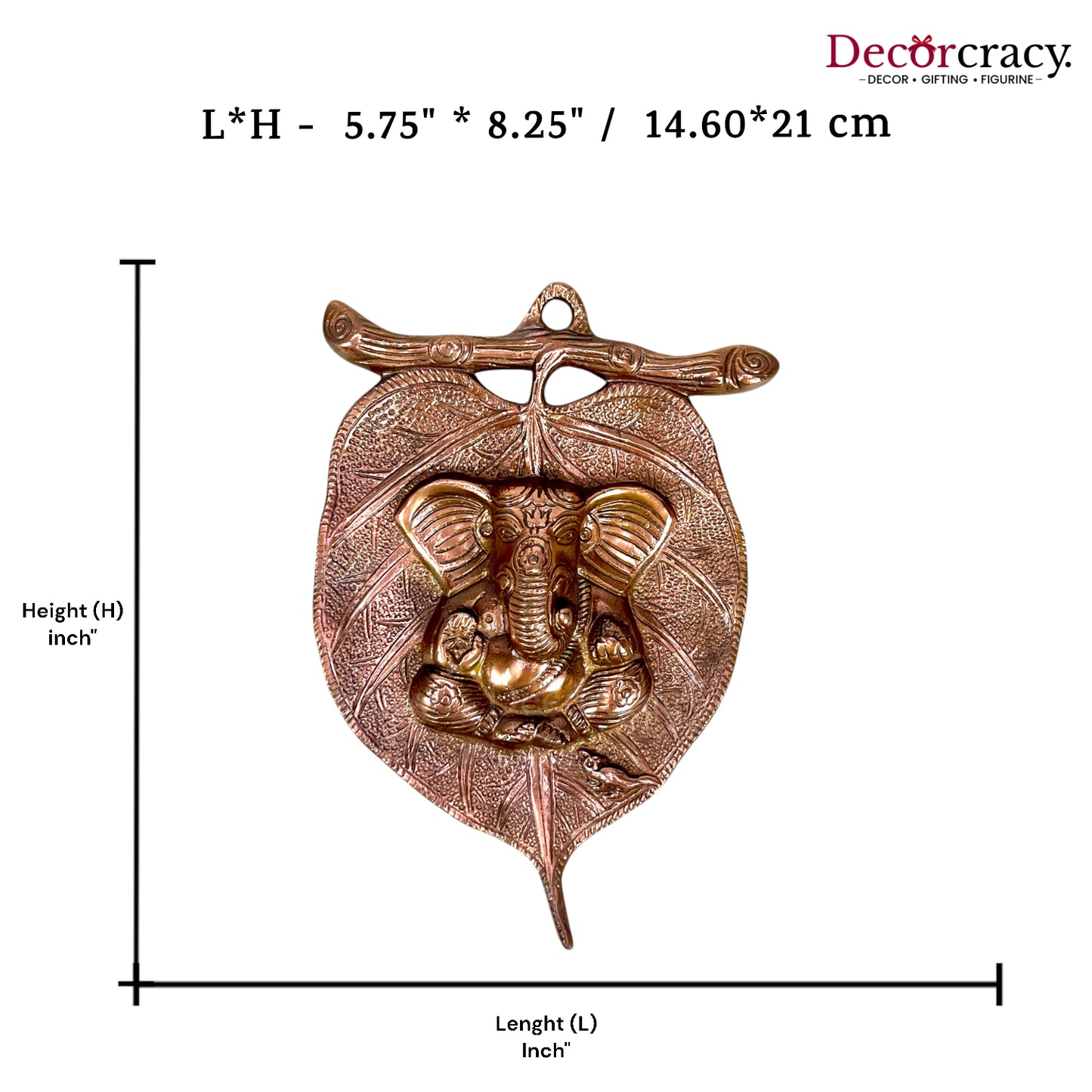 Shree Ganesh Leaf Metal copper