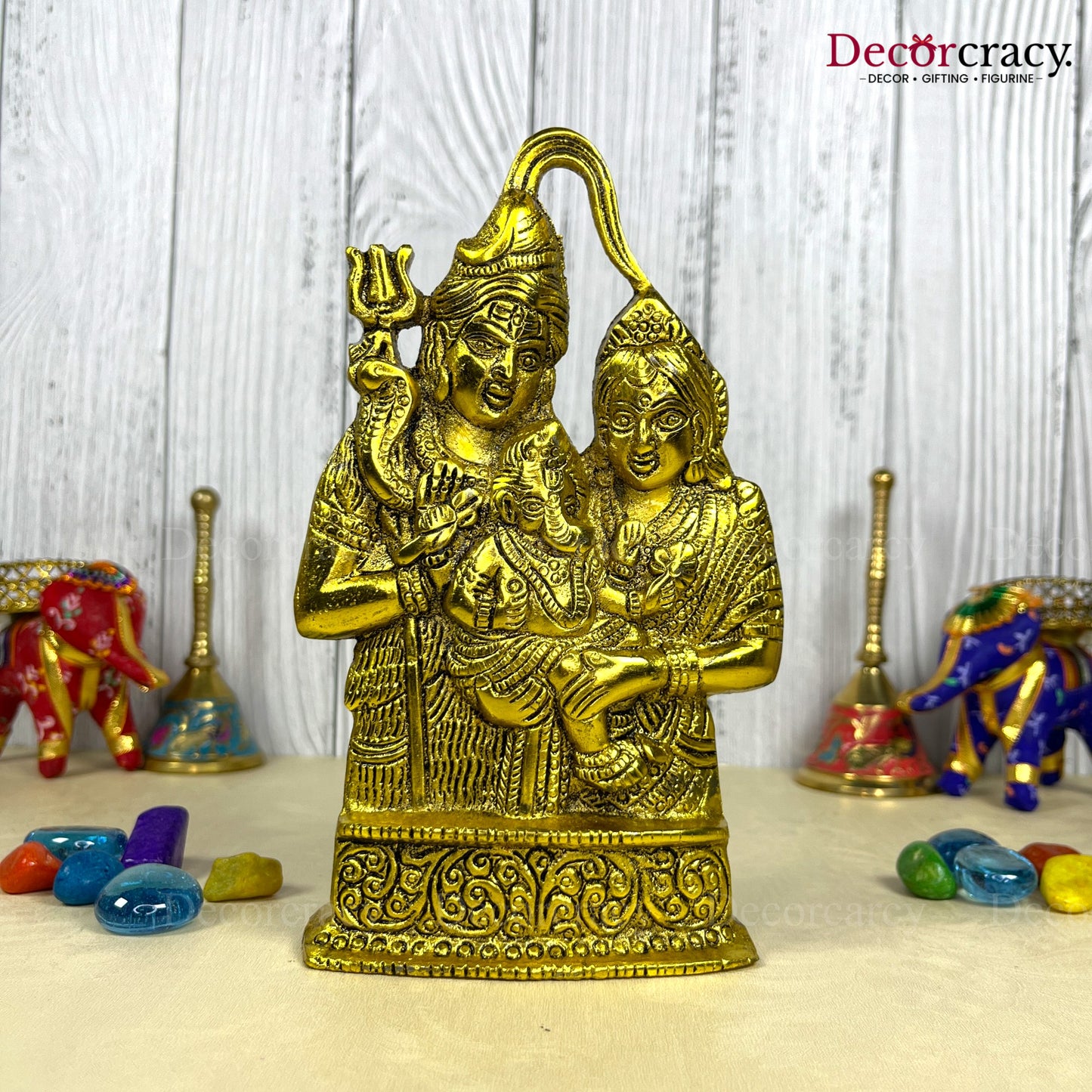 Shiv Pariwar Metal golden