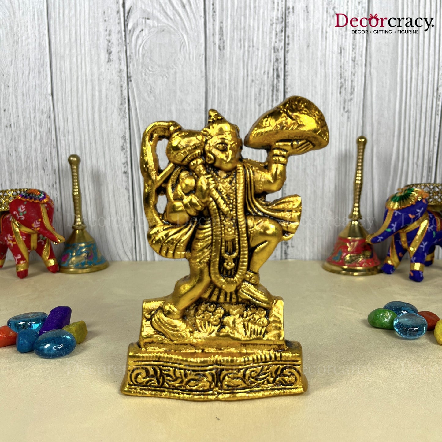 Shree Hanuman Metal golden