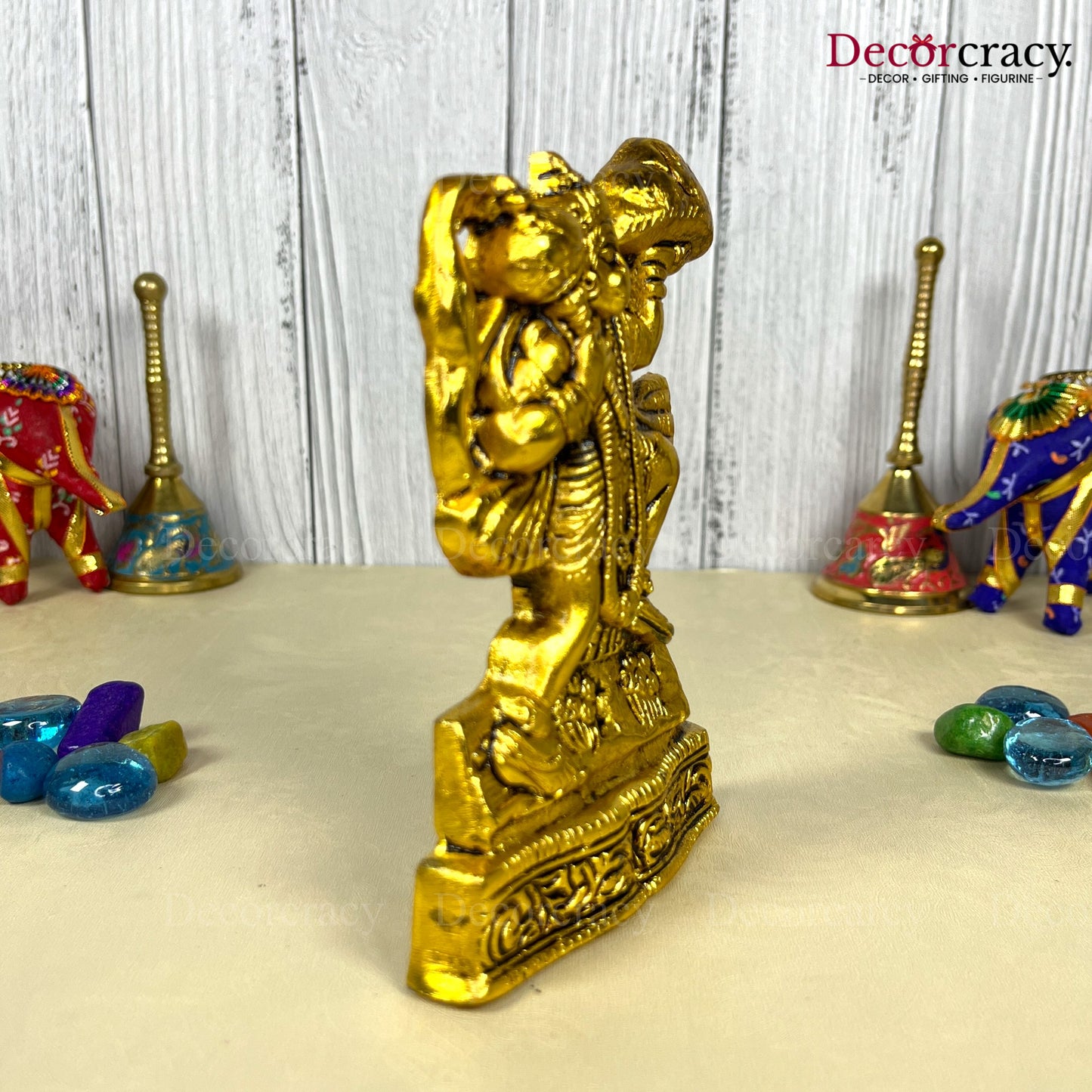 Shree Hanuman Metal golden