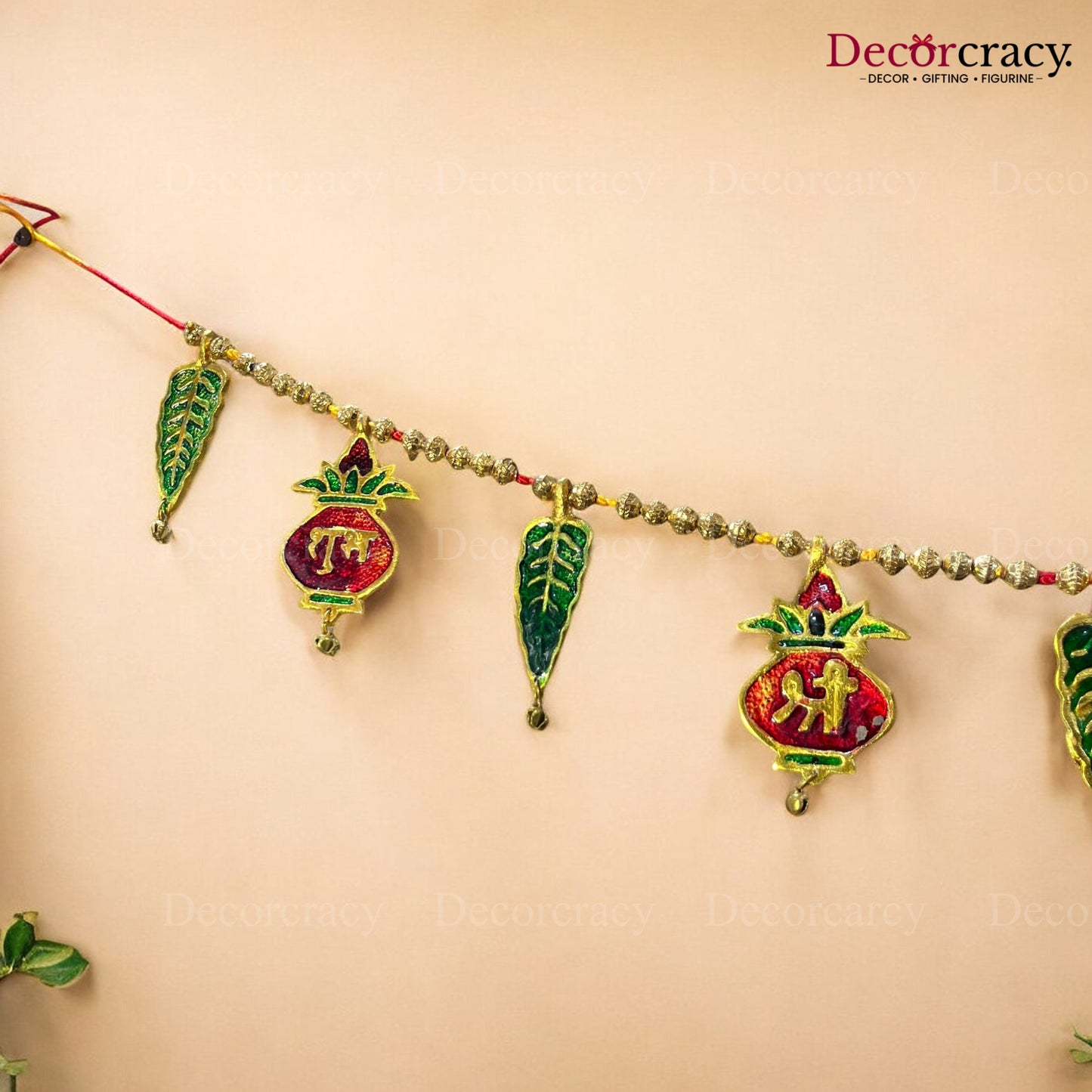 Shubh Labh Ganesh Kalash Bandarwaal Metal Multicolor