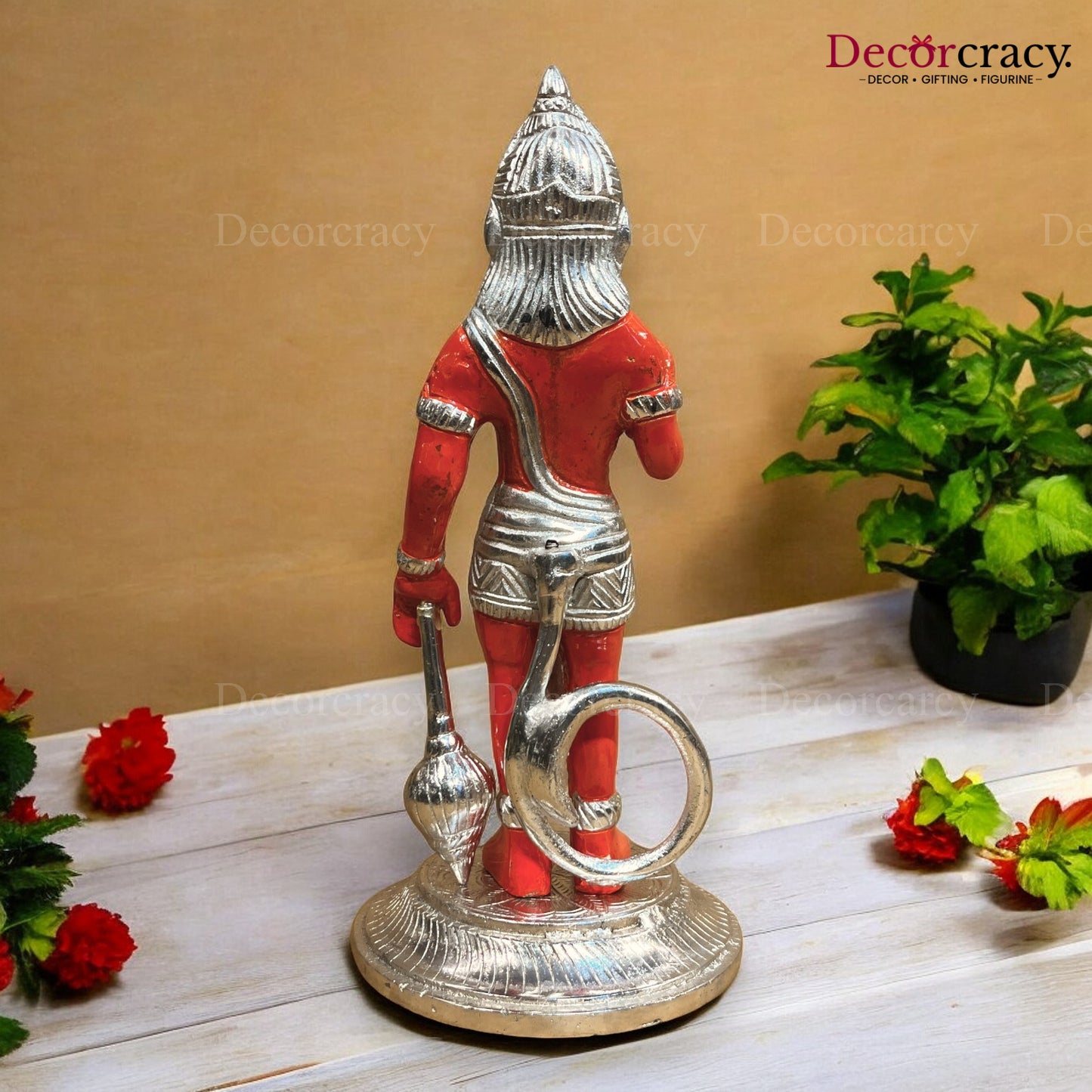 Shree Sindoor Hanuman Metal Multicolor