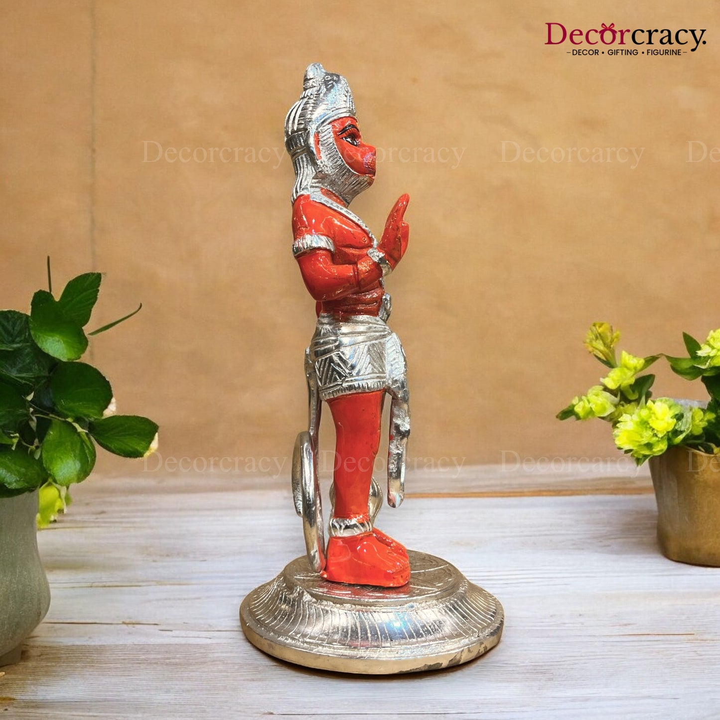 Shree Sindoor Hanuman Metal Multicolor