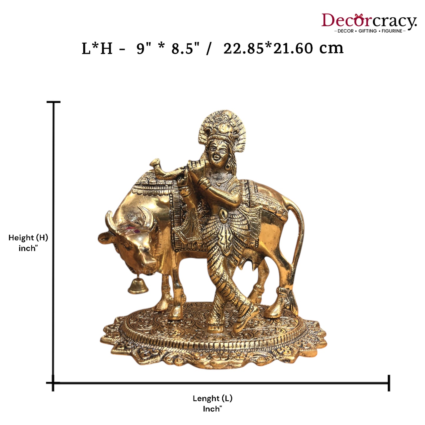 Shree Krishna guy Metal golden