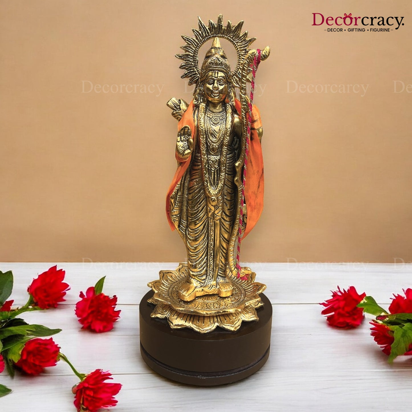Shree Ram Ayodhya Pavti Metal golden