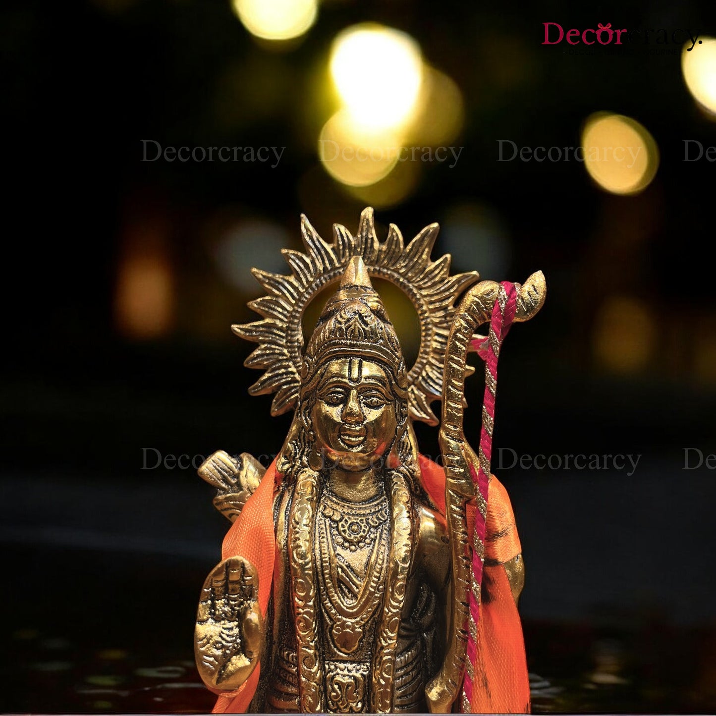 Shree Ram Ayodhya Pavti Metal golden