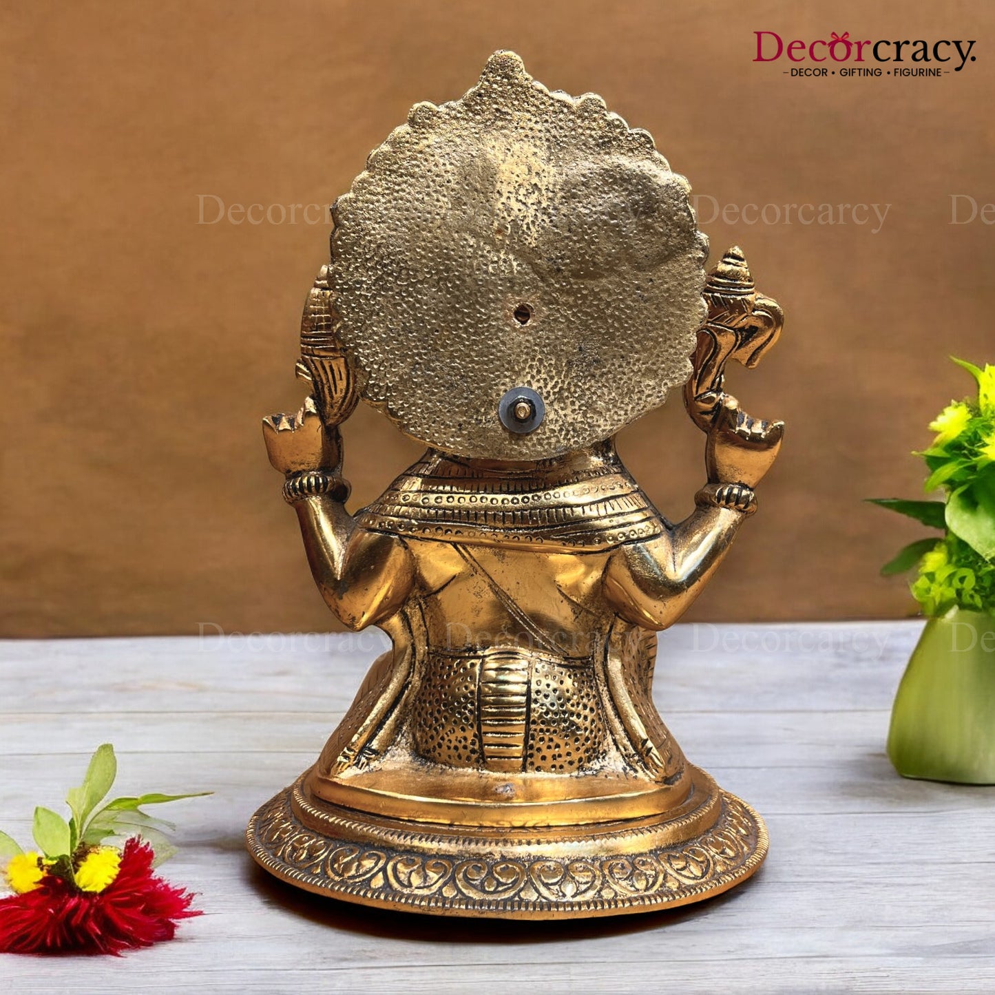 Pagdi Ganesh Reading Metal golden