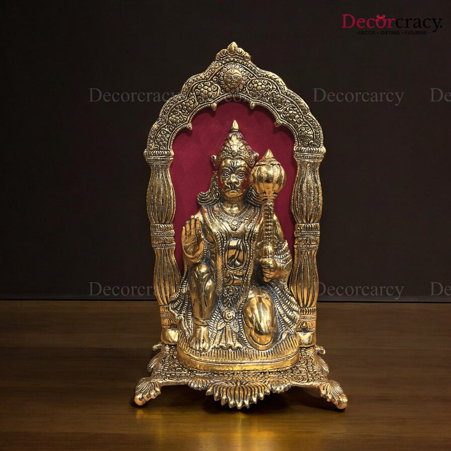 Shree Hanuman Mehraab Metal golden