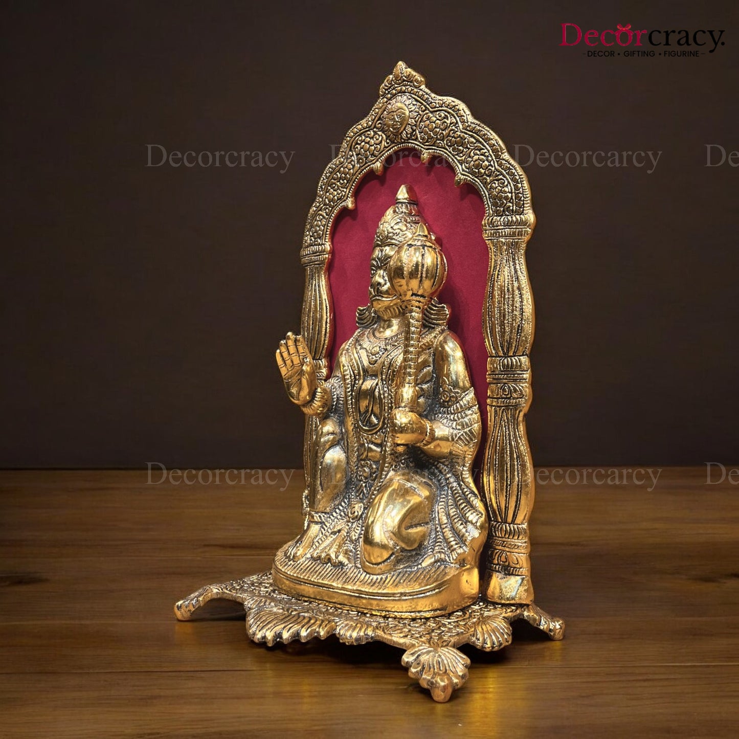 Shree Hanuman Mehraab Metal golden