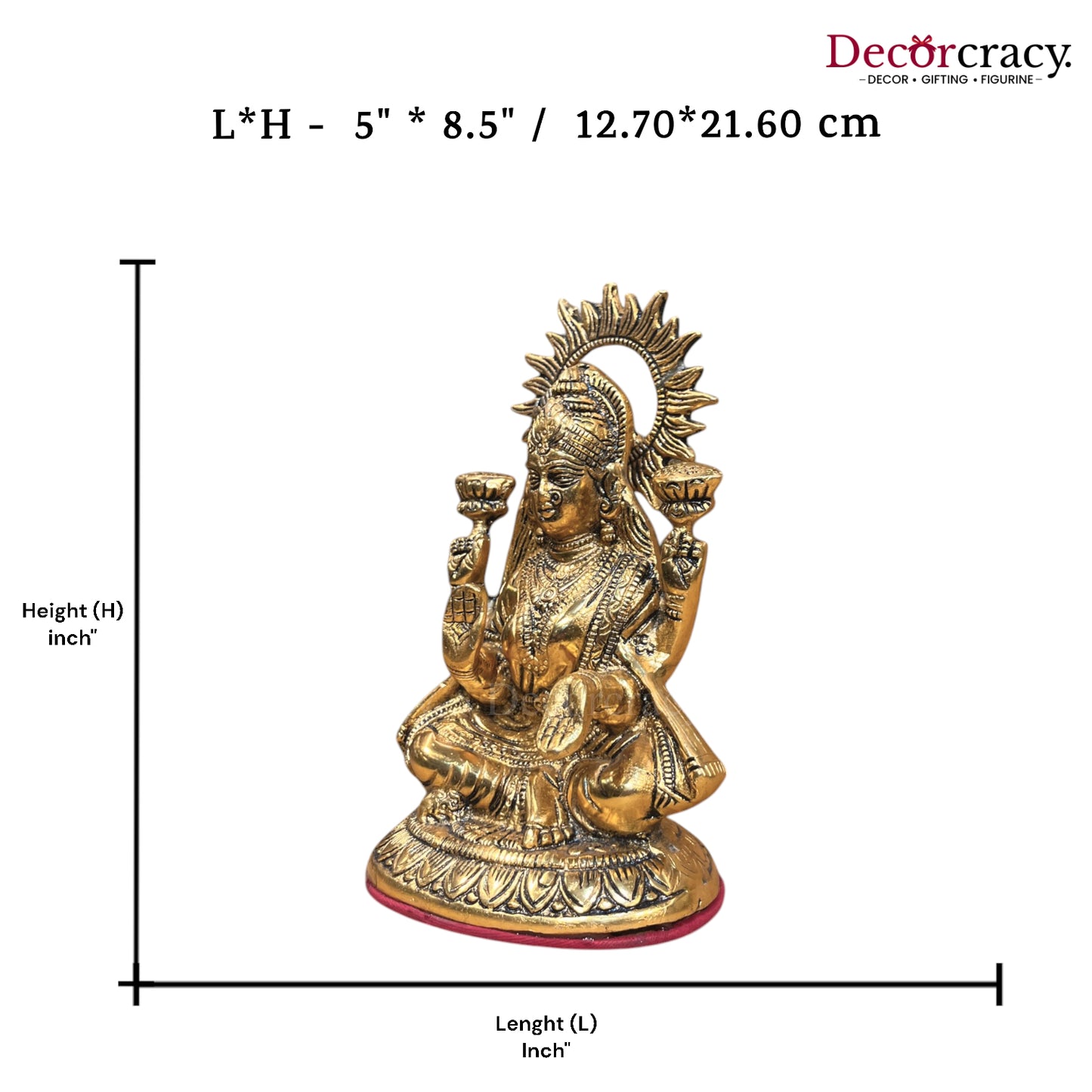 Shree Lakshi Ji Metal golden