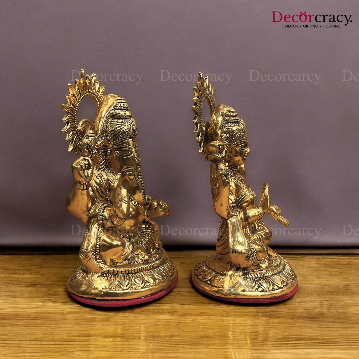 Shree Ganesh Lakhsmi Metal golden