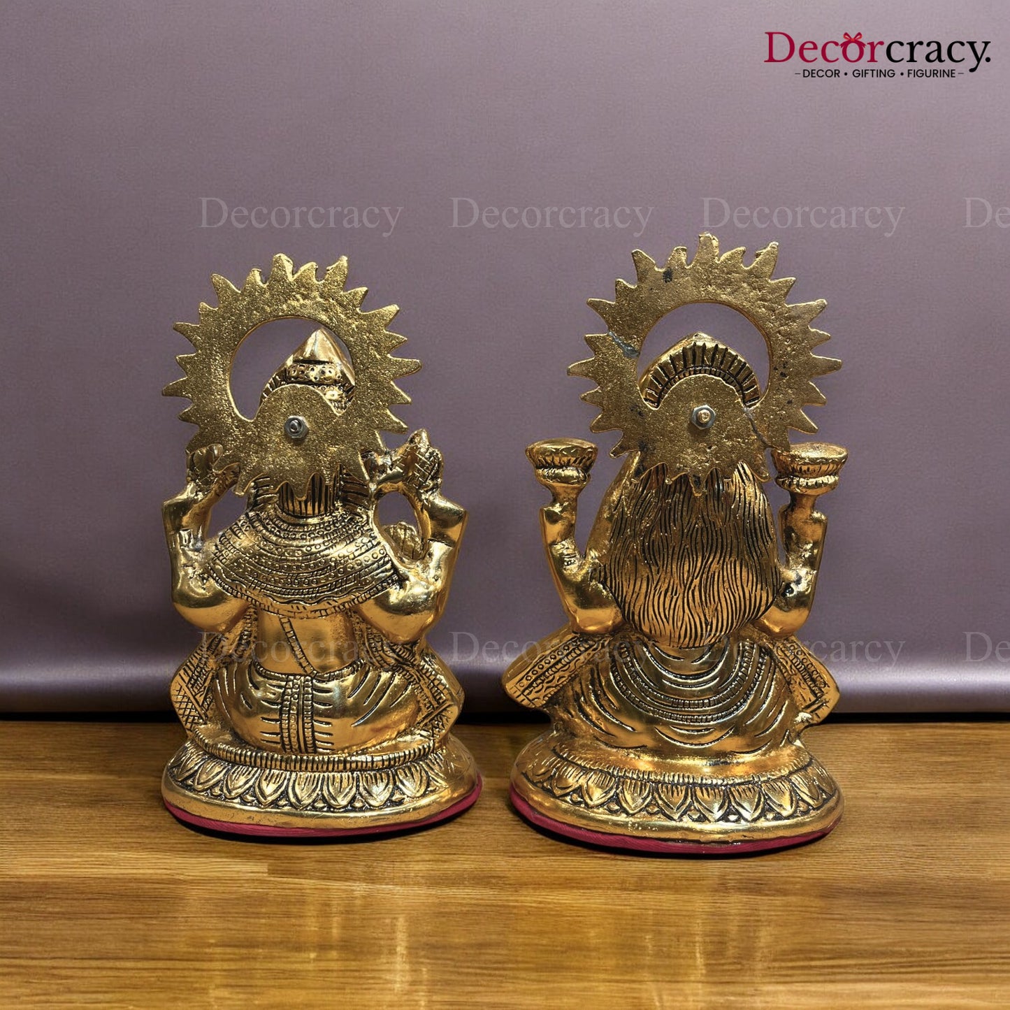 Shree Ganesh Lakhsmi Metal golden
