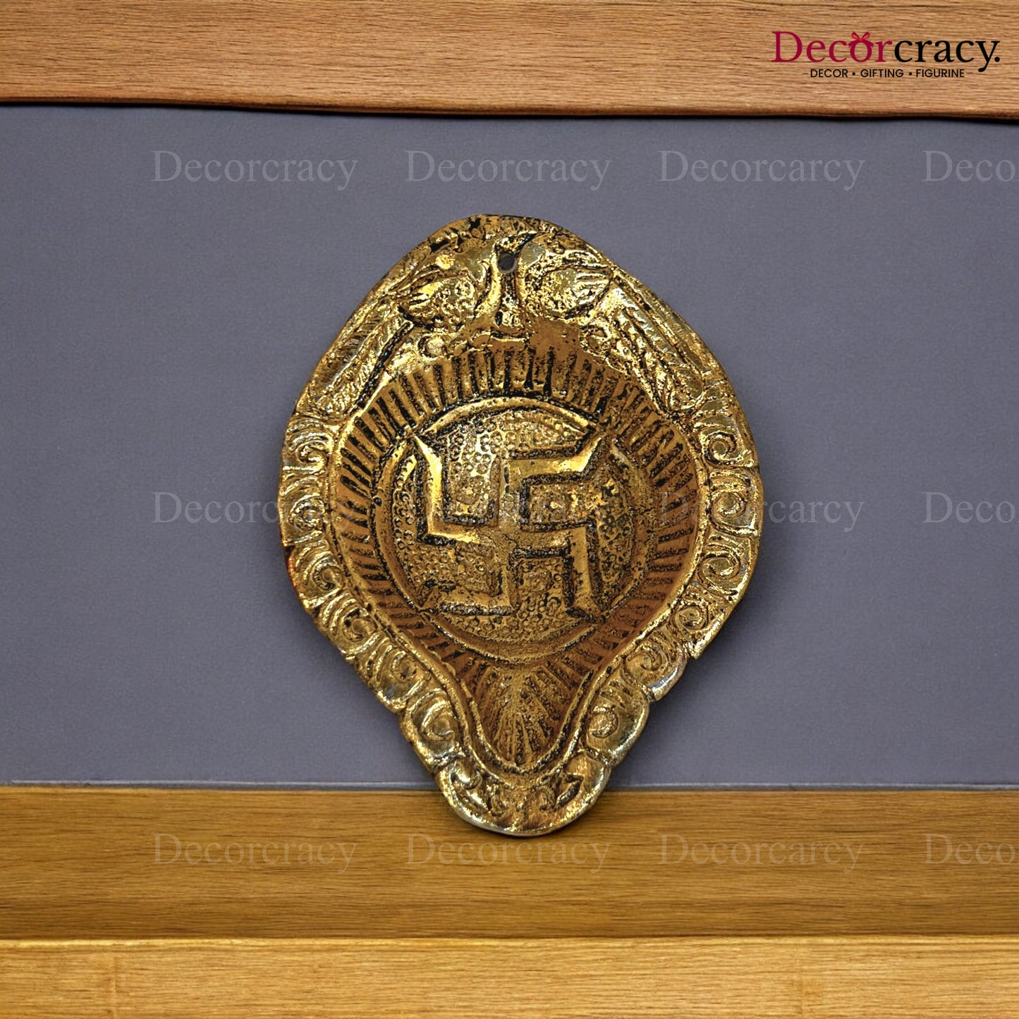 Swastik Deepak Metal golden