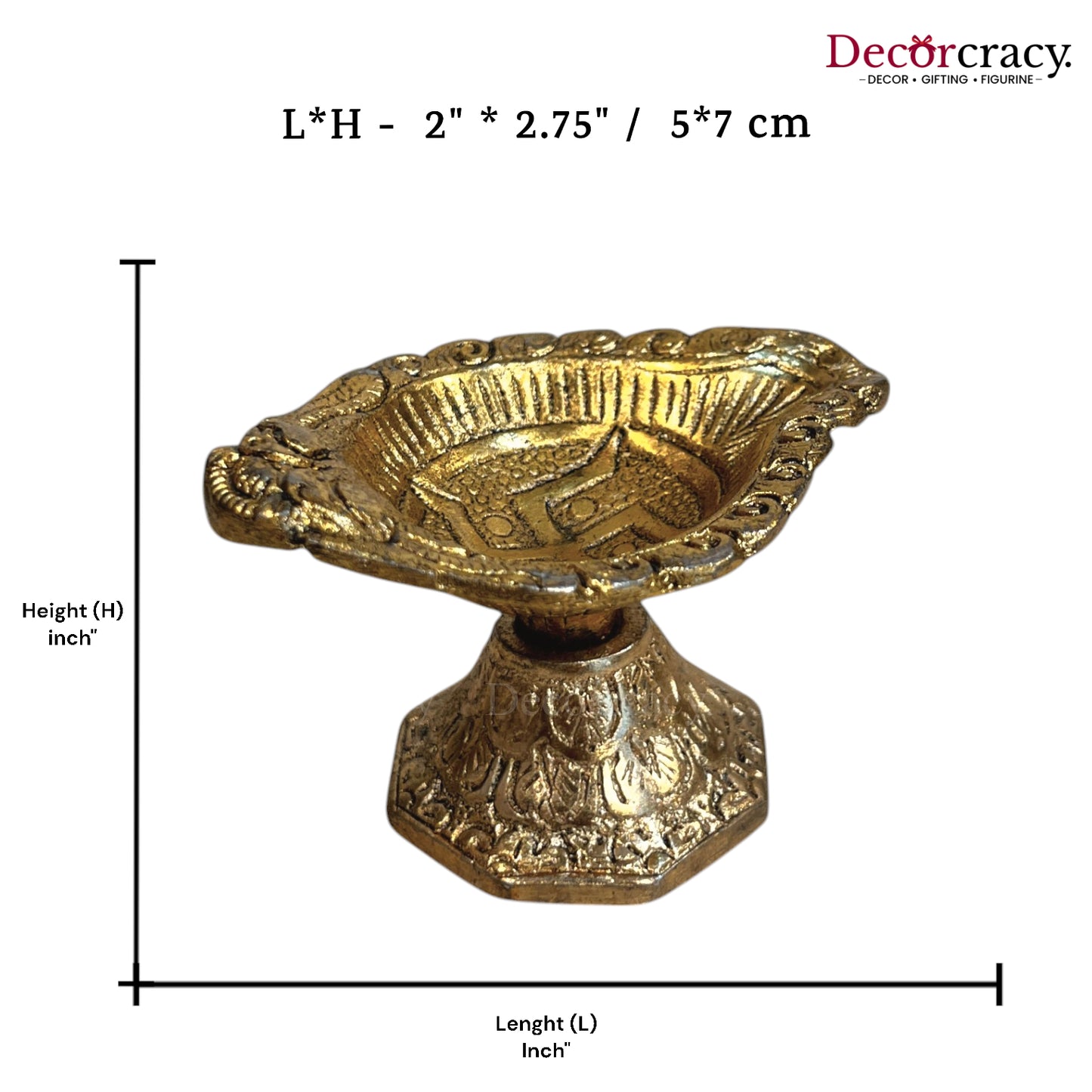 Swastik Deepak Metal golden