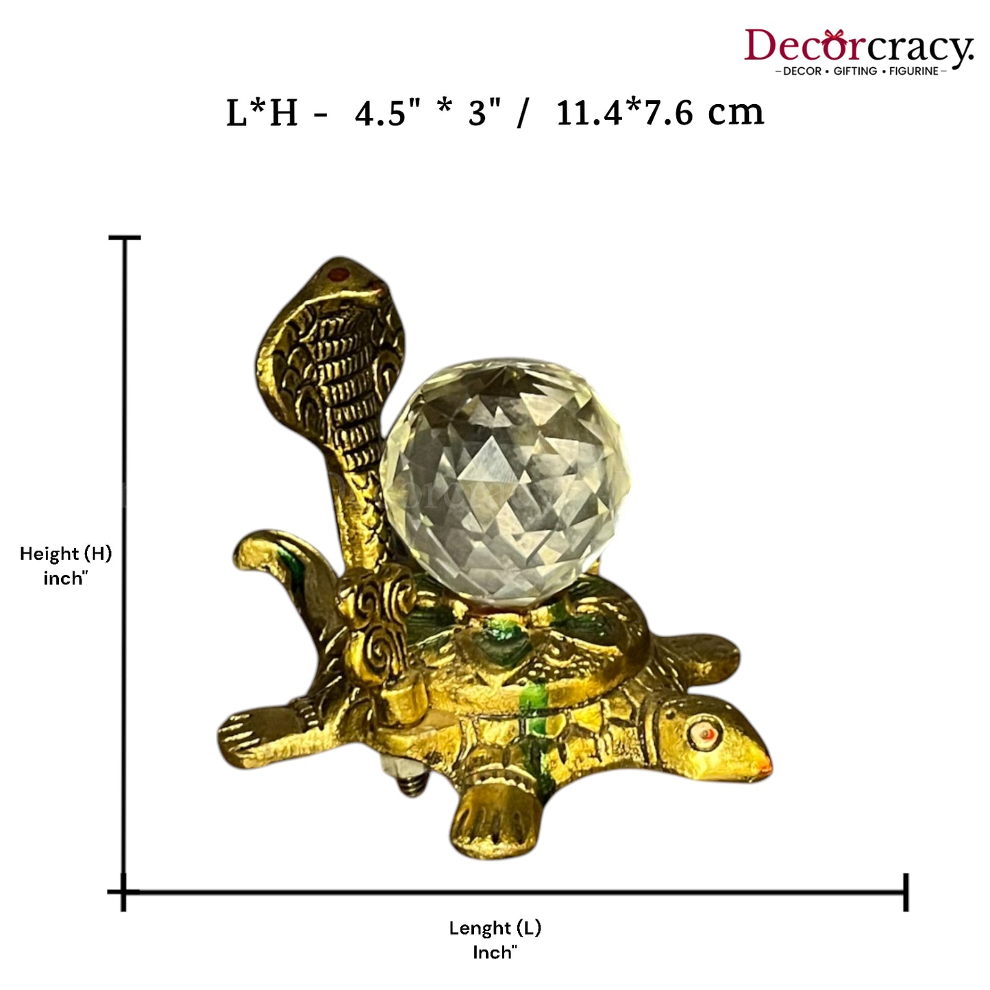 Nagmani Tortoise Metal golden