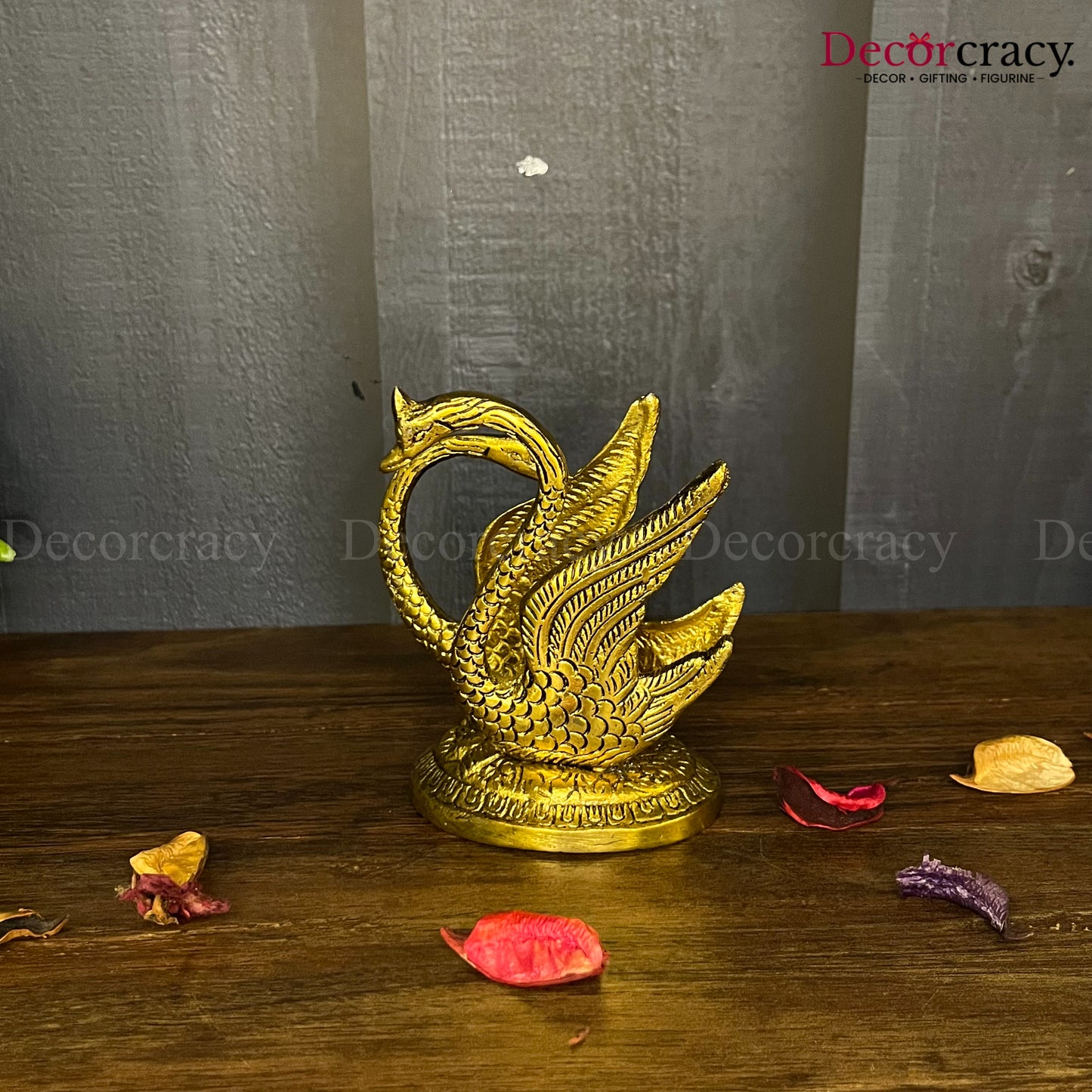 Duck Napkin Holder Metal golden