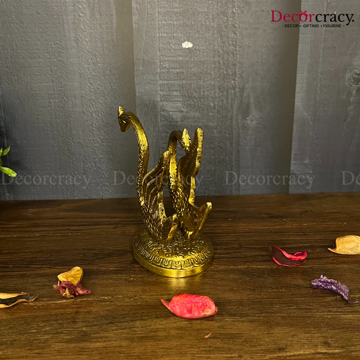 Duck Napkin Holder Metal golden