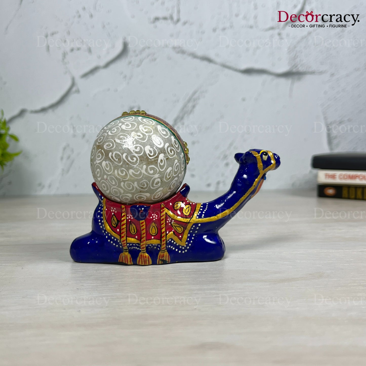 Camel Watch 1Pc Metal Meenakari Art Hand Painted Animal Set Blue/Multi