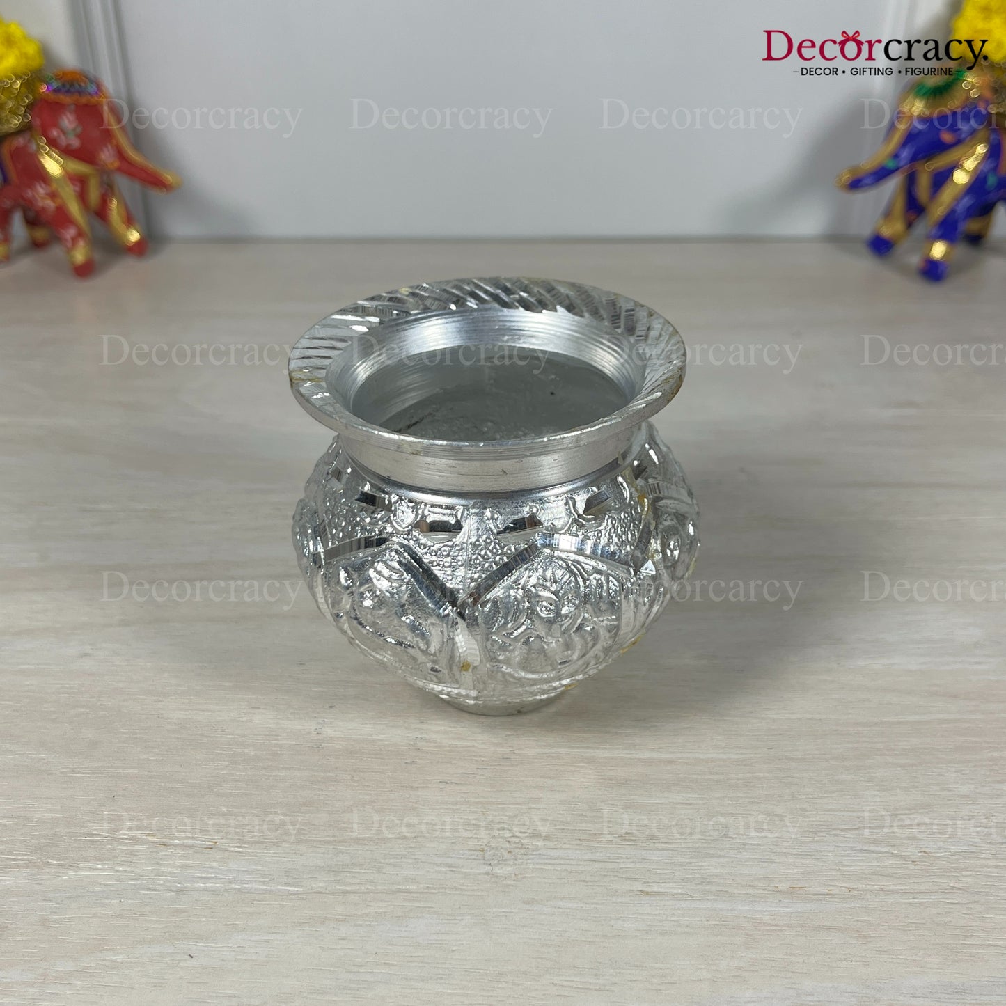 Kalash Lota Metal Utensil Pooja Medium 3"