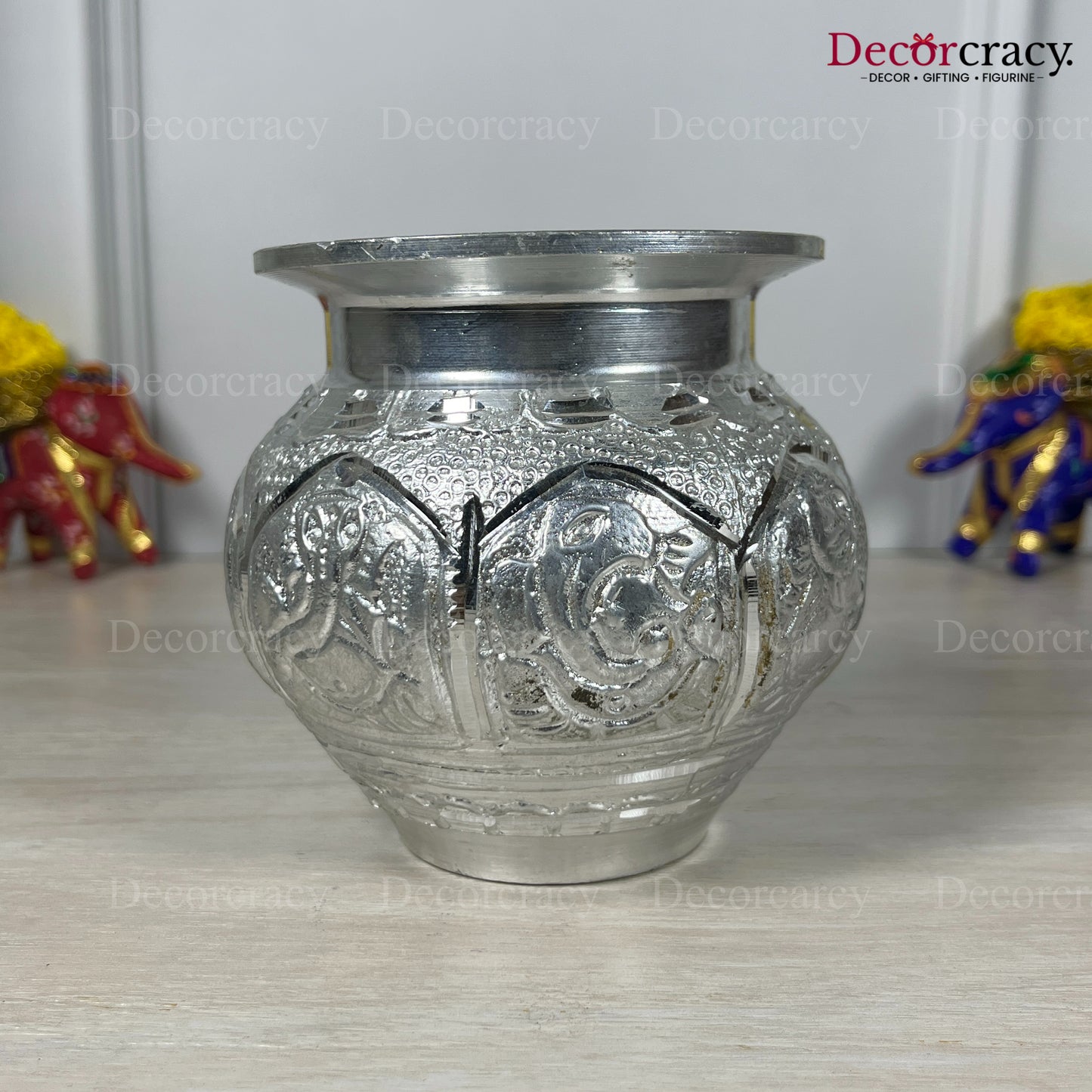 Kalash Lota Metal Utensil Pooja Big 4"
