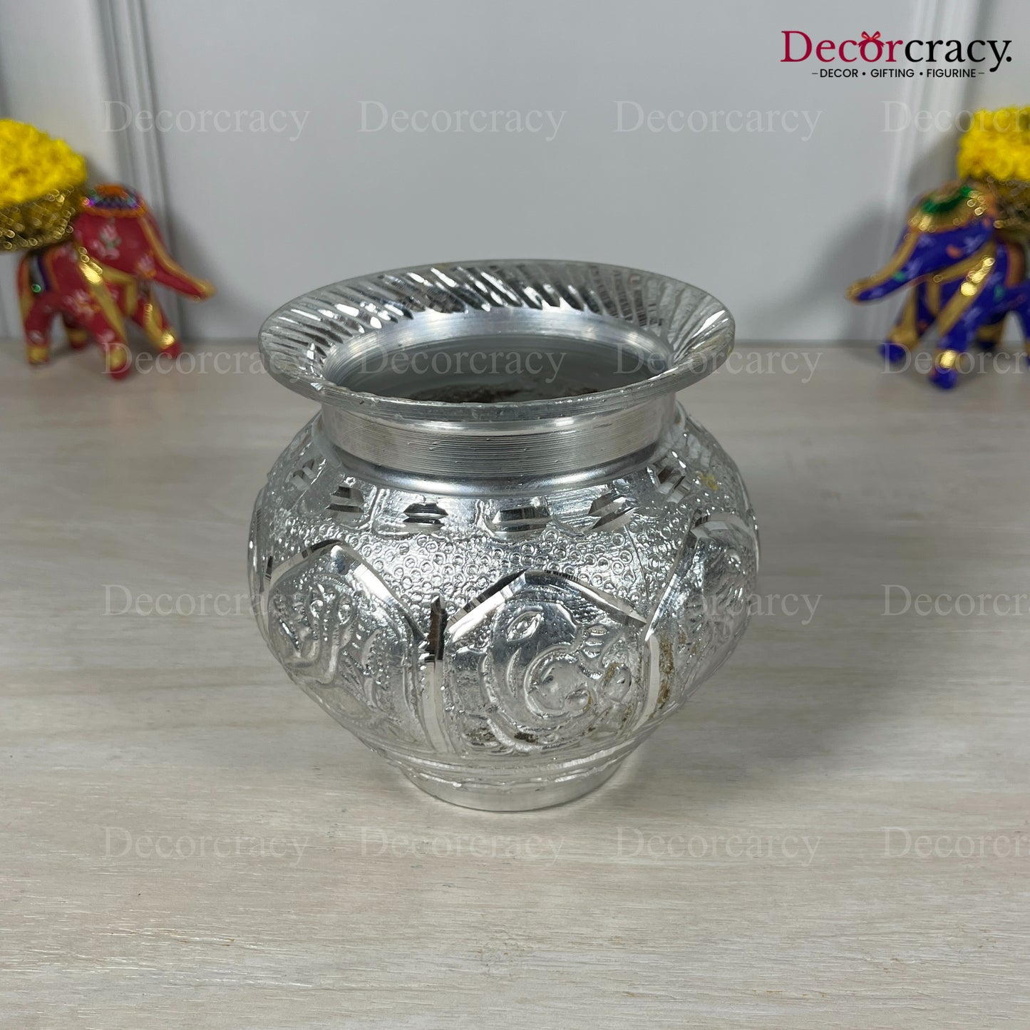 Kalash Lota Metal Utensil Pooja Big 4"