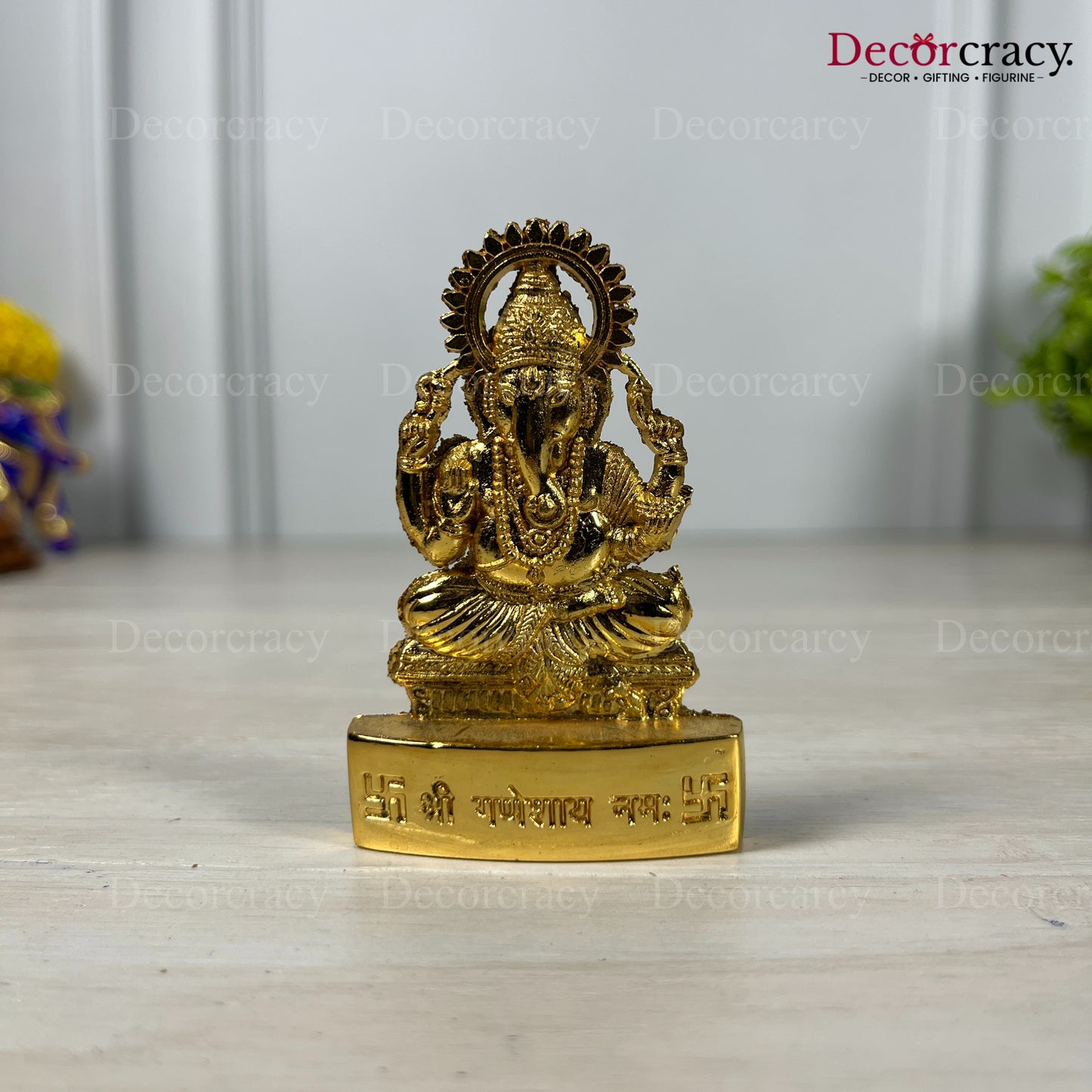 Shree Ganesh Golden Metal God SP Idol