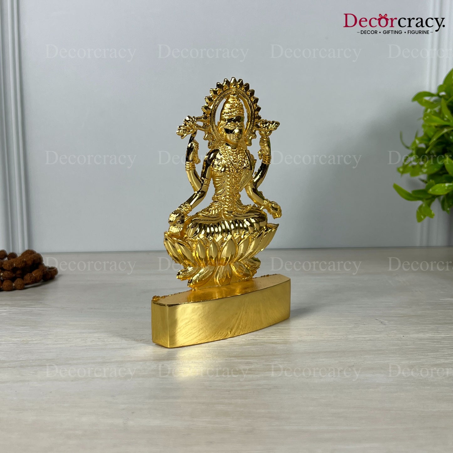 Shree Lakshmi Golden Metal God SP Idol