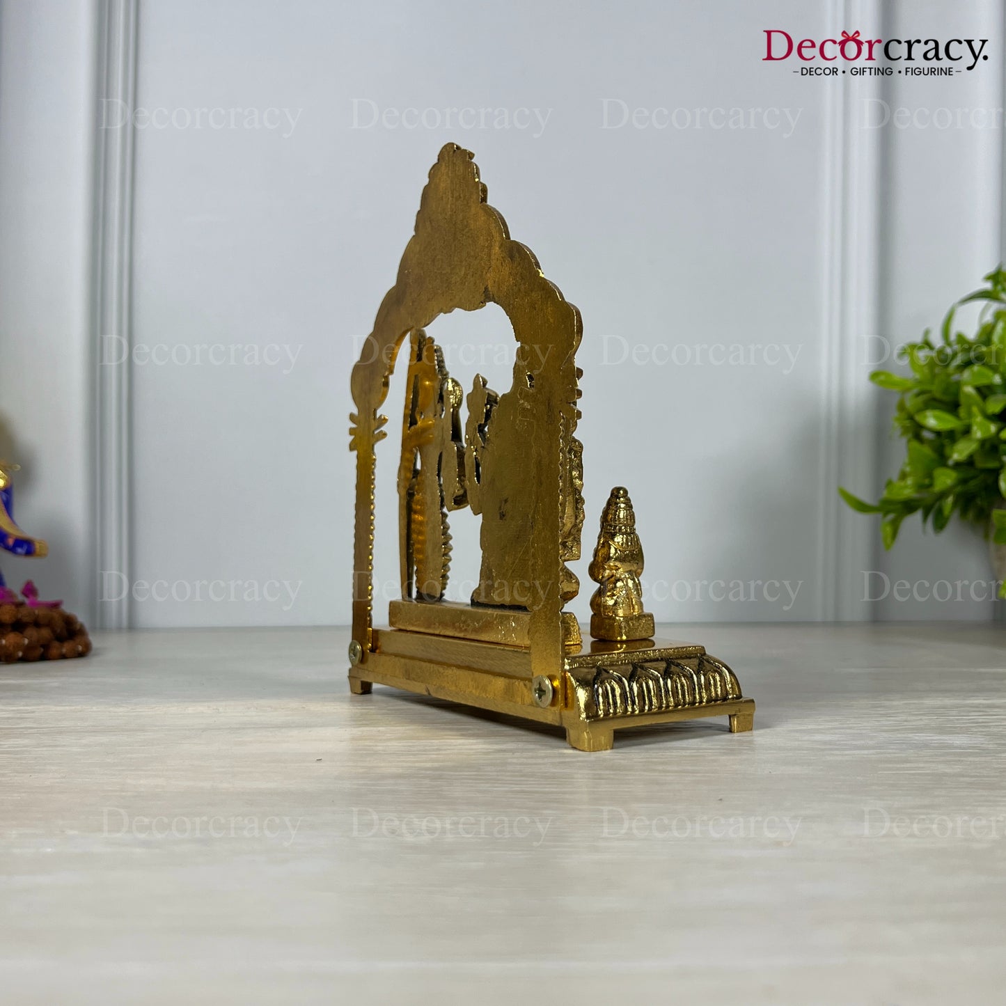 Shree Ram Darbar Mehraab Golden Metal God SP Idol