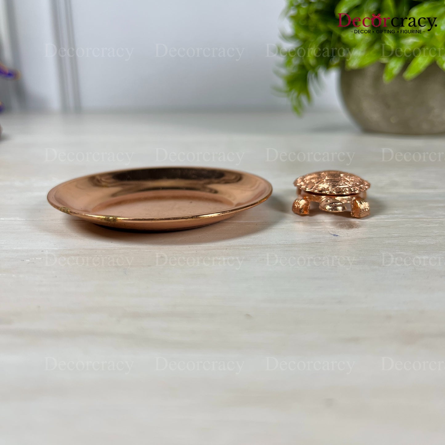 Kachua Plate Vastu Metal Copper SP 4"