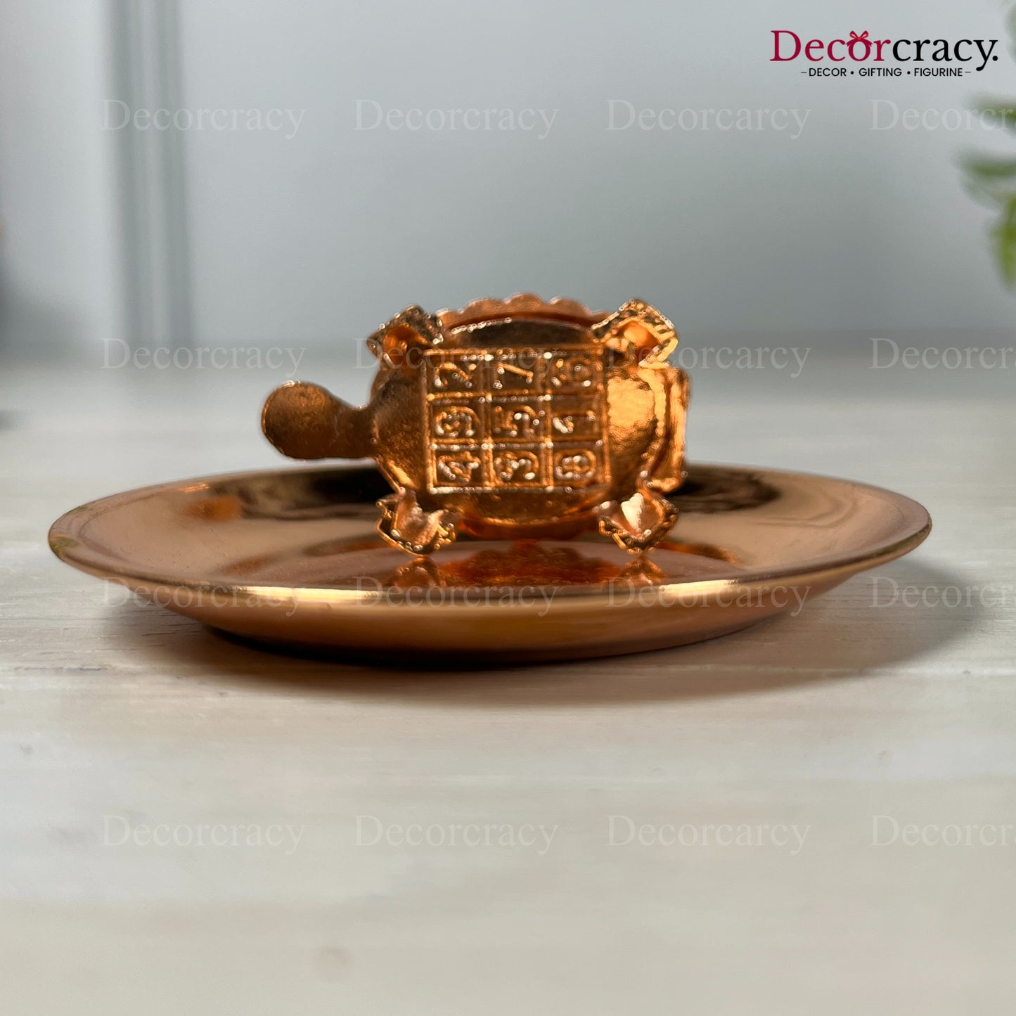 Kachua Plate Vastu Metal Copper SP 4"