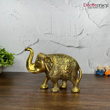 Elephant Set Hathi Metal golden