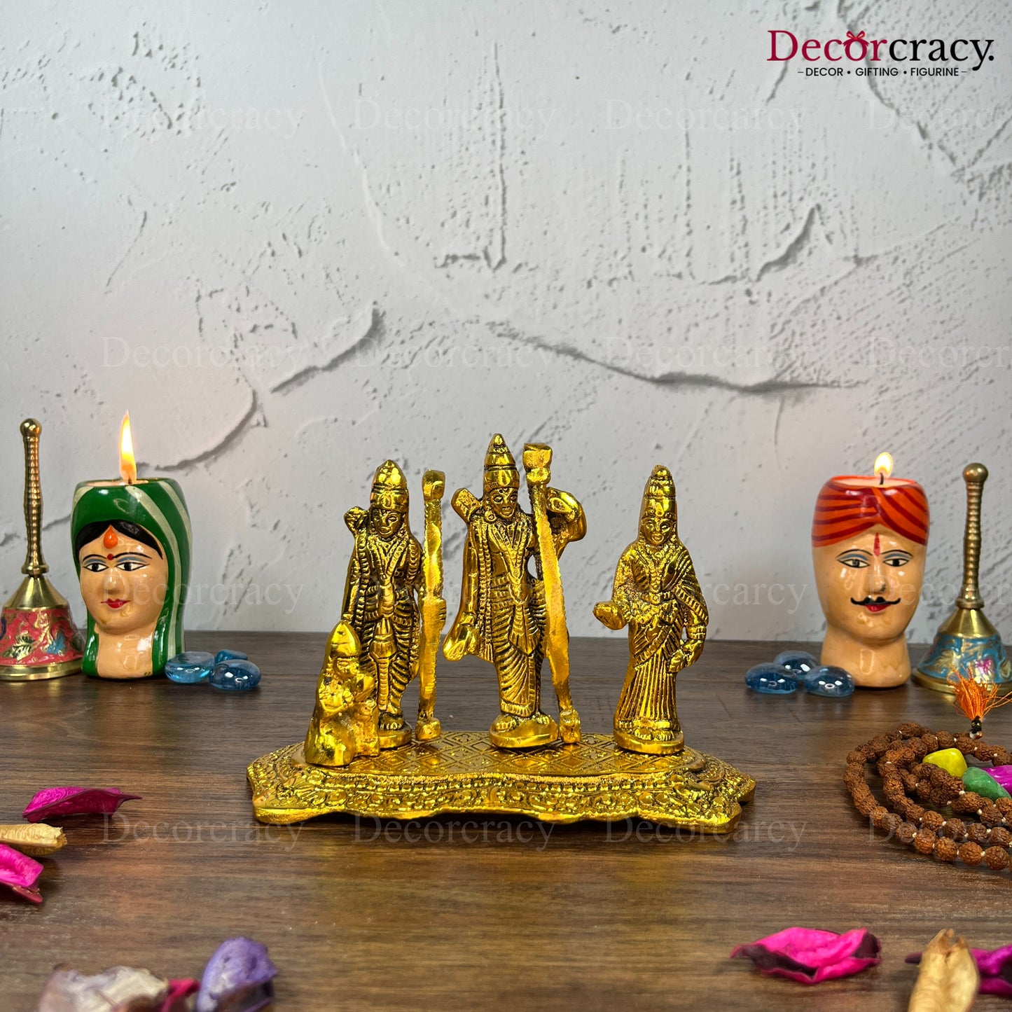 Shree Ram Darbaar Metal golden