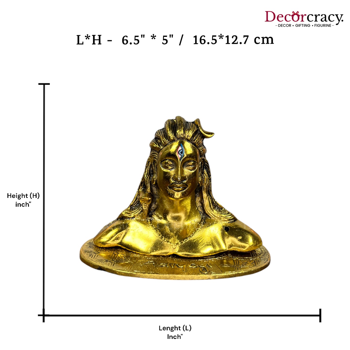 Aadiyogi Metal golden