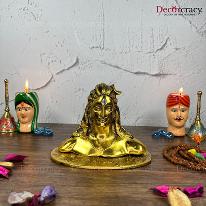 Aadiyogi Metal golden