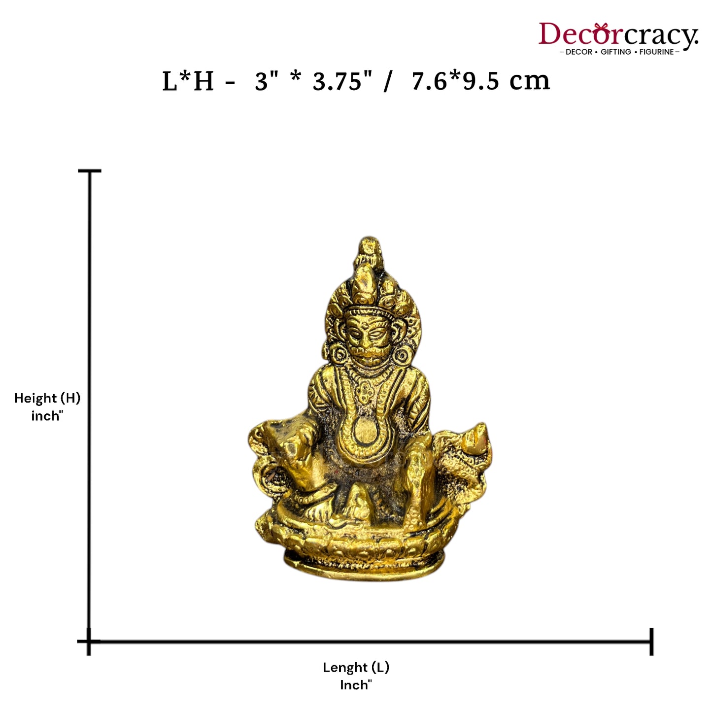 Shree Kuber Ji Metal golden