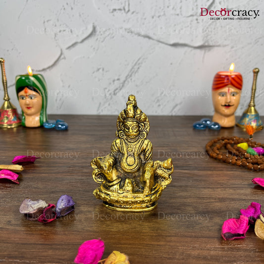 Shree Kuber Ji Metal golden