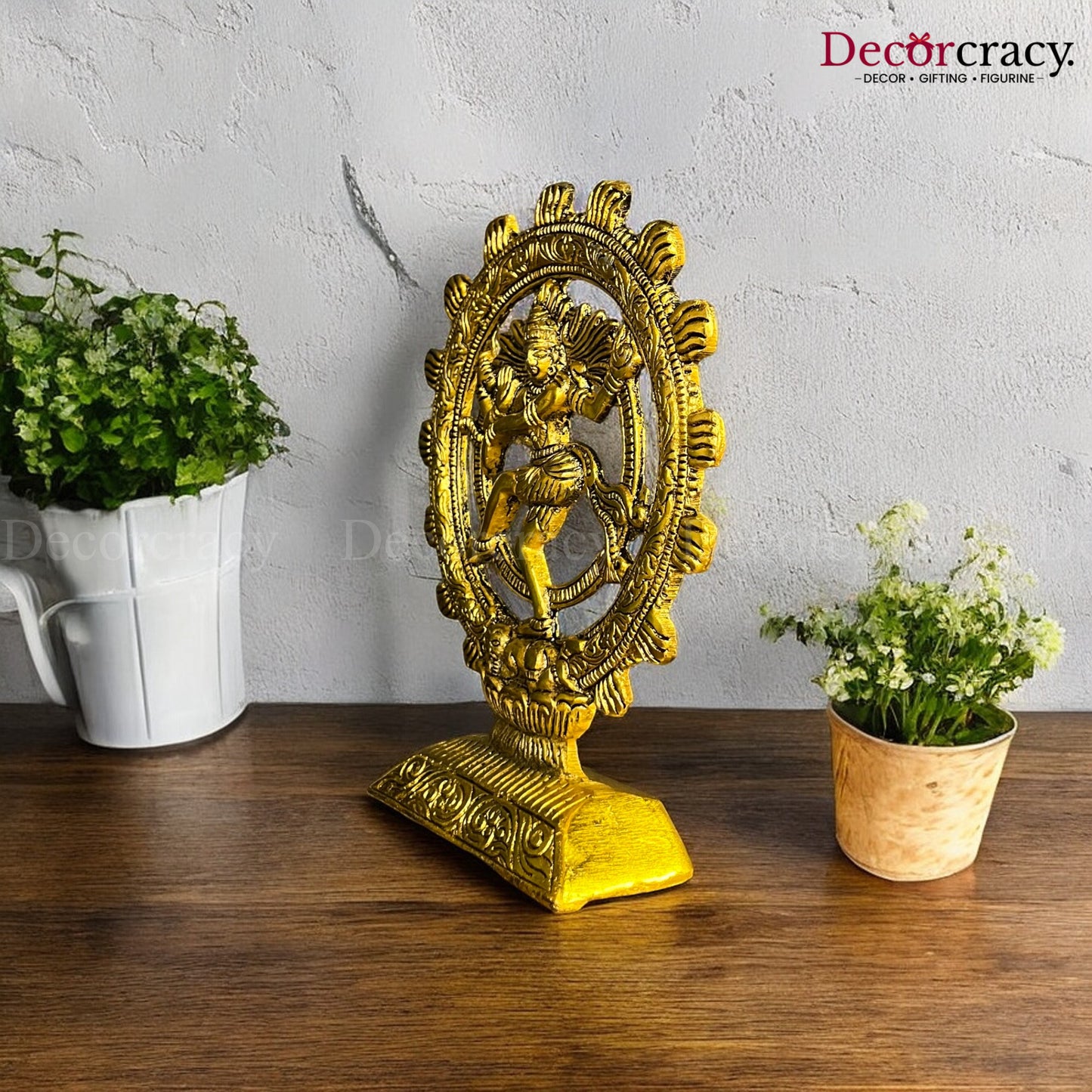 Lord Nataraja Dancing Shiva Metal golden