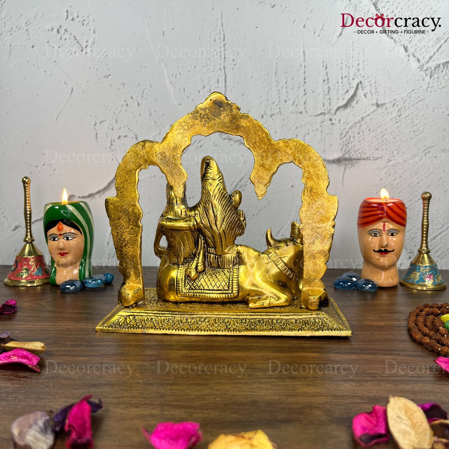 Shree Shiv Parivar Mehraab Metal golden
