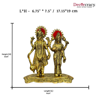 Shree Laxmi Narayan Metal golden