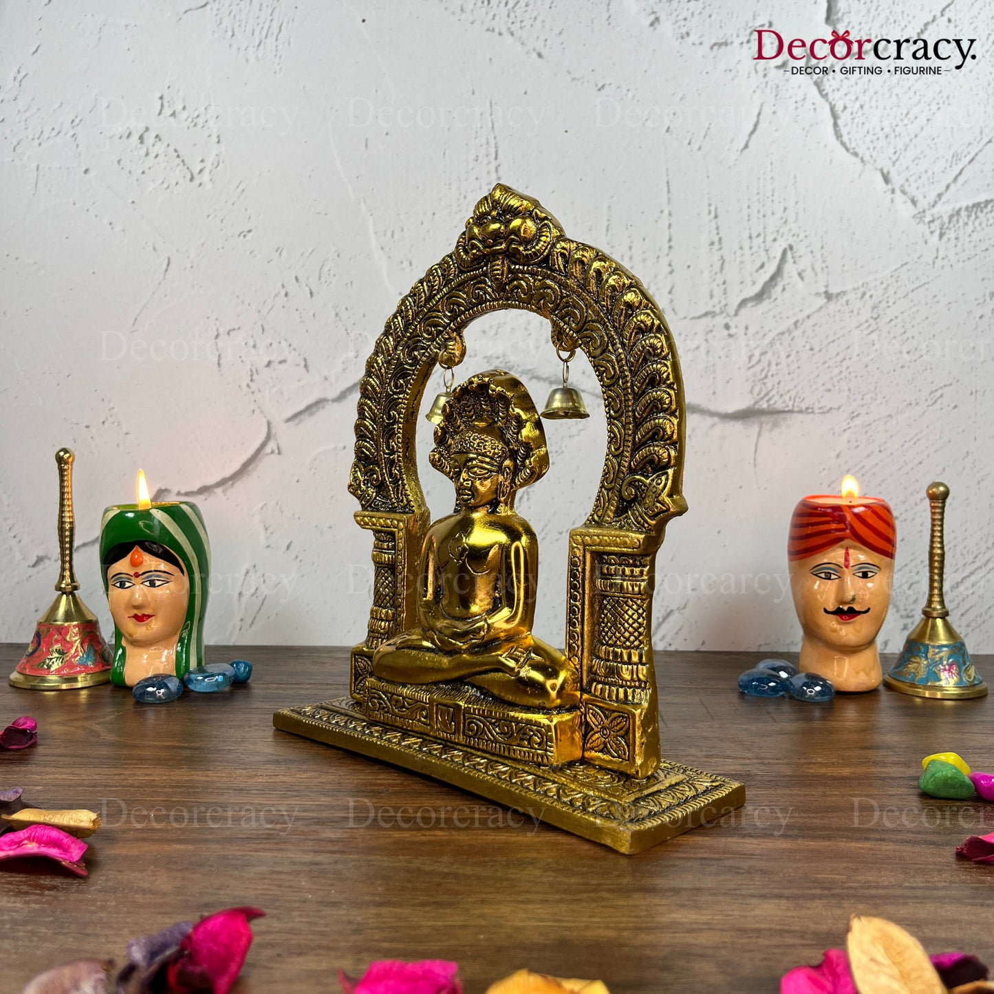 Paashwar Nath Ji Metal golden
