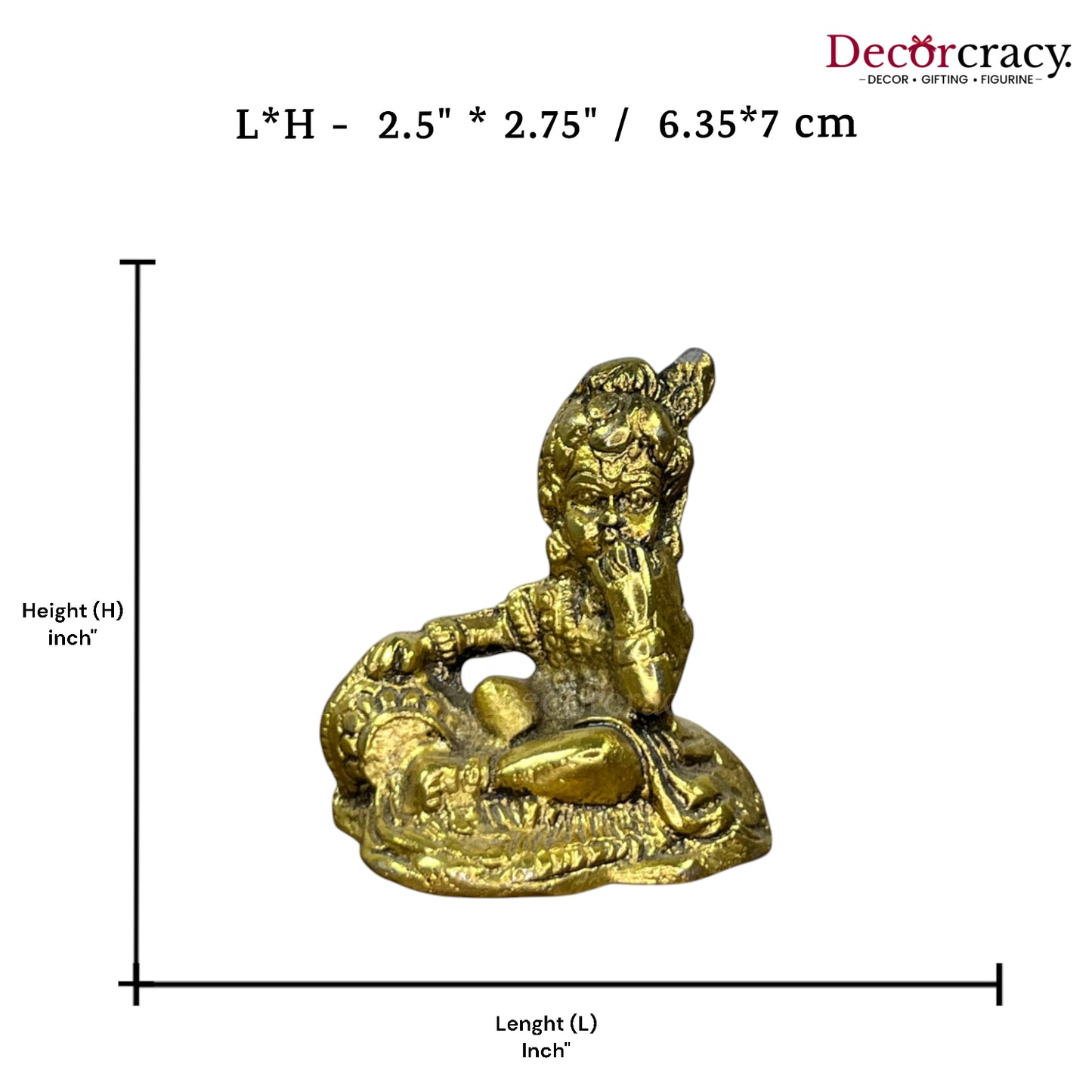 Ladoo Gopal Metal golden