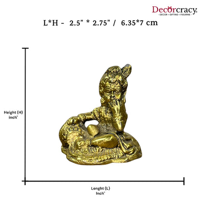 Ladoo Gopal Metal golden